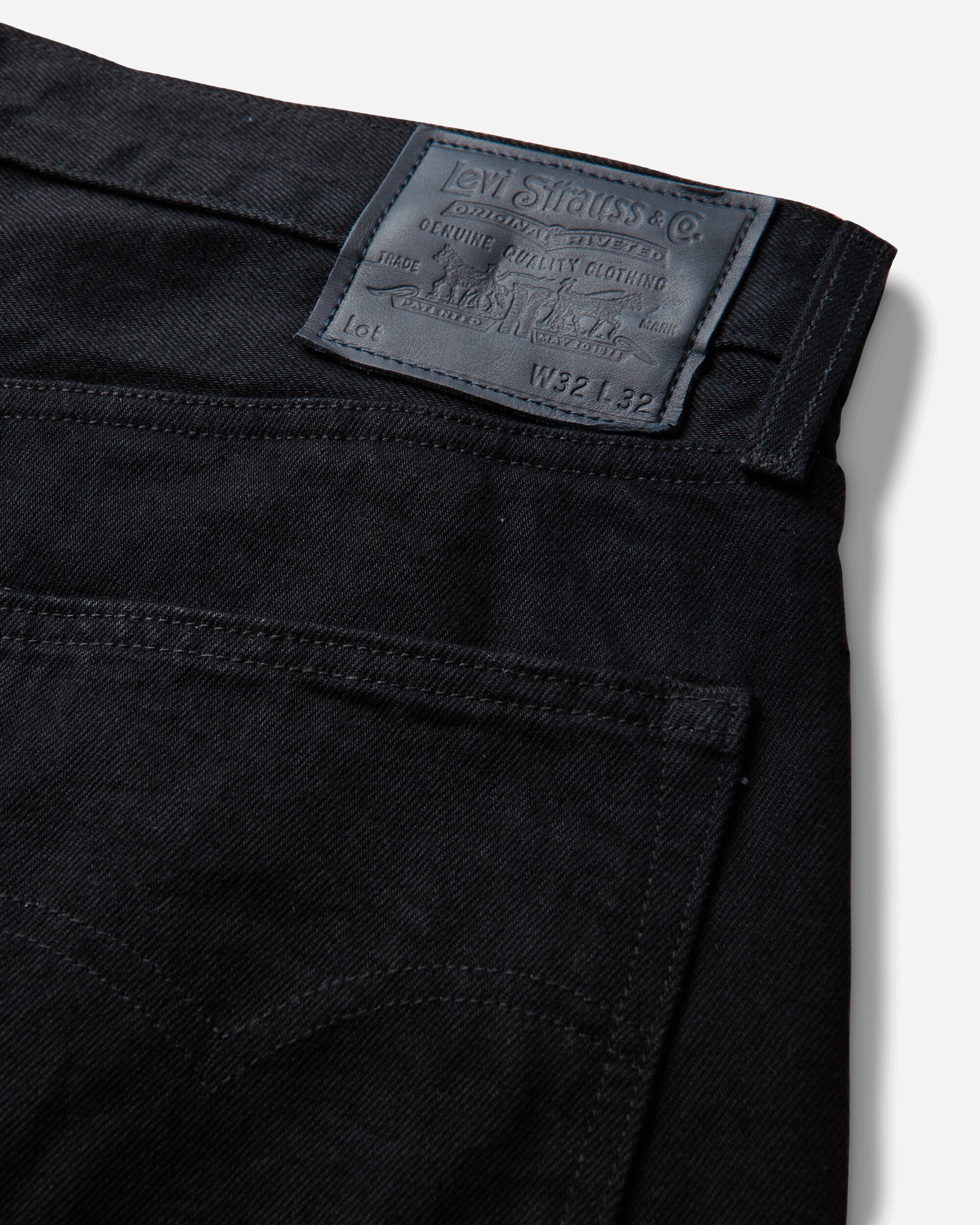 Levi's Blue Tab Anchor Relaxed Blacks Black Pants Denim 0033V 0007