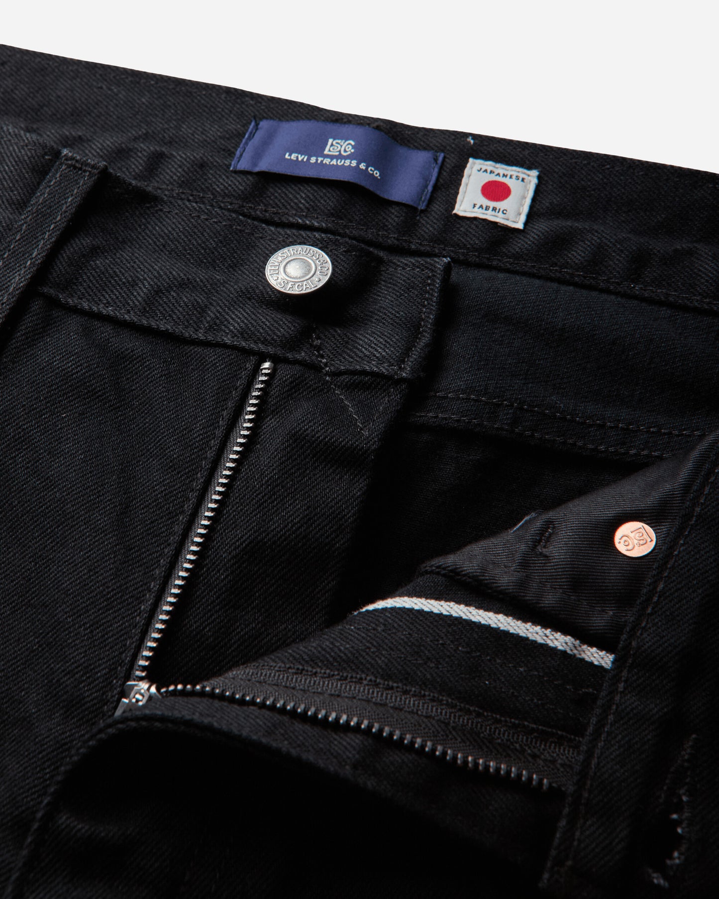Levi's Blue Tab Anchor Relaxed Blacks Black Pants Denim 0033V 0007