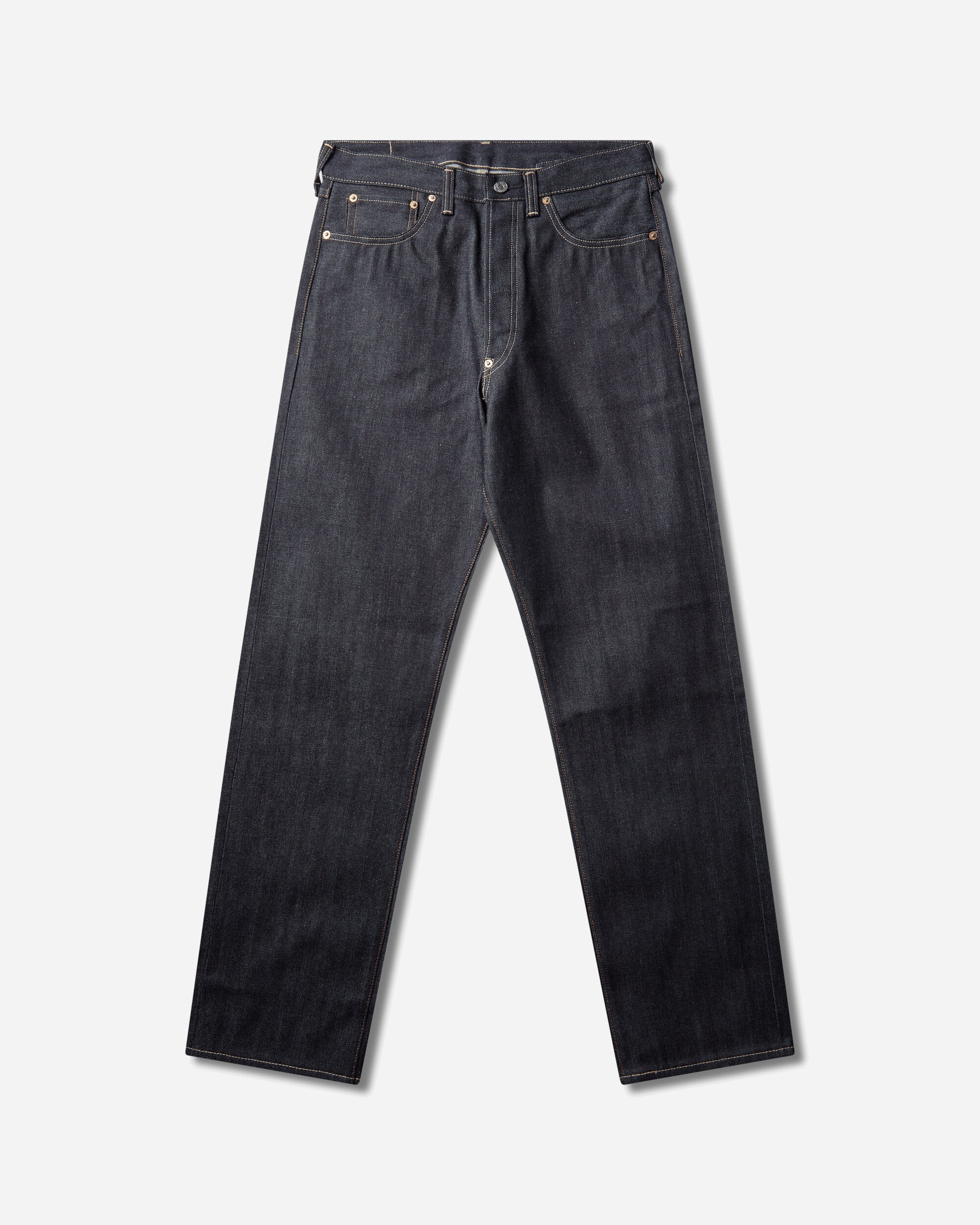 Levi's Lvc 1942 501 Jeans Med Indigo Worn In Grey Pants Denim A7986 0048