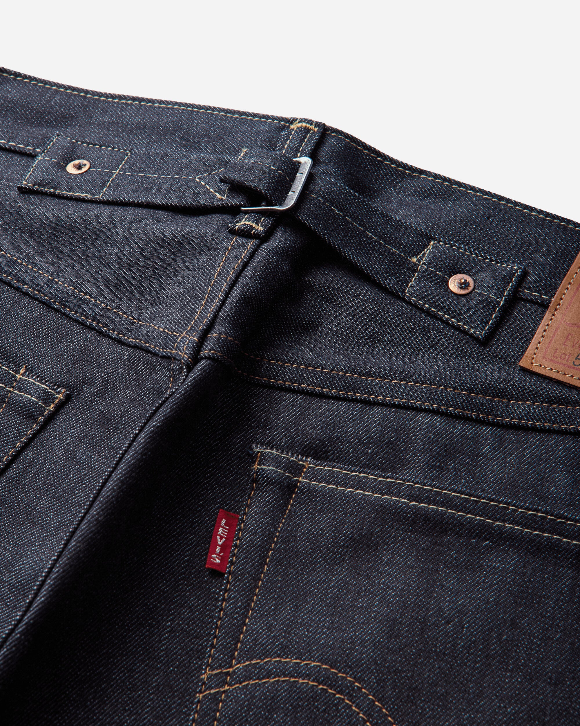 Levi's Lvc 1942 501 Jeans Med Indigo Worn In Grey Pants Denim A7986 0048