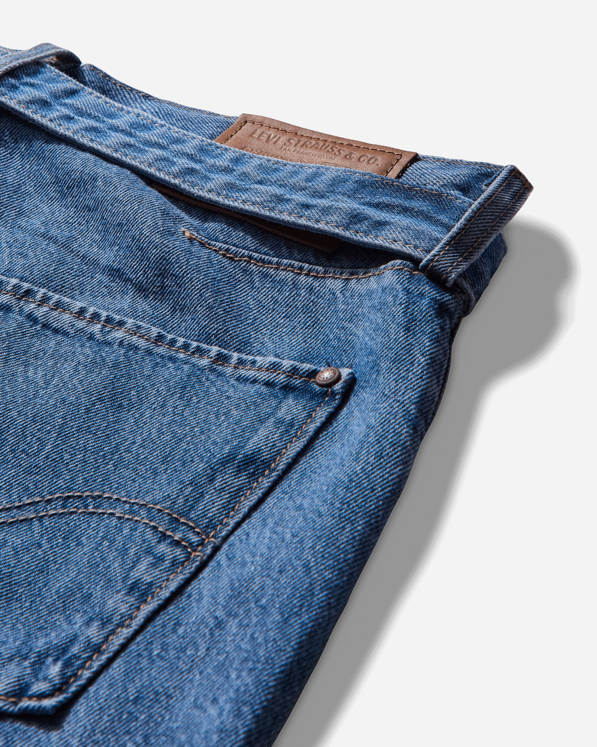 Levi's Twisted Baggy Wide Med Indigo  Flat Finish Med Indigo Pants Denim 002WK 0003