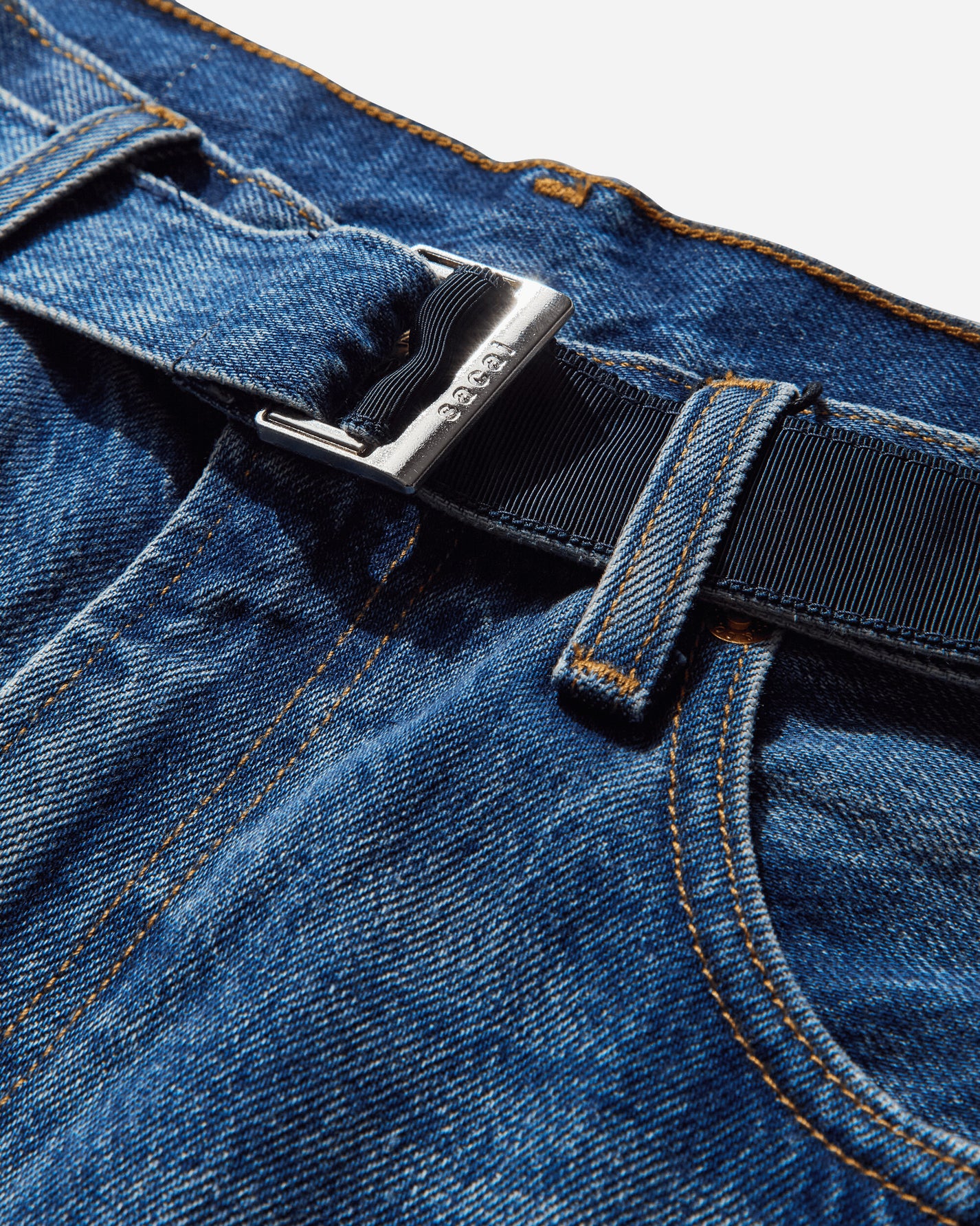Levi's X Sacai Jean Med Indigo - Worn In Sacai W3 Pants Denim 0035H 0001