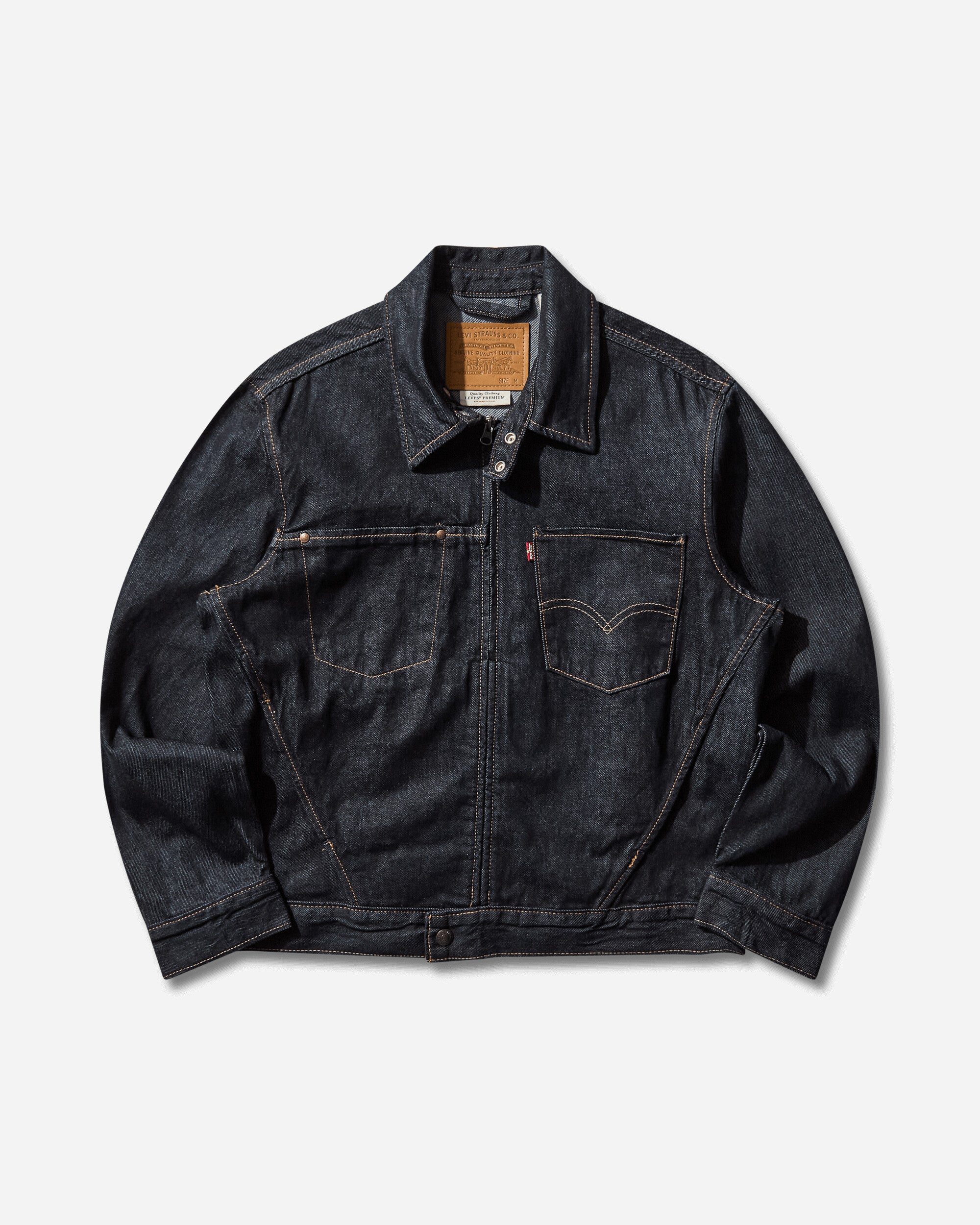 Levi's Levis Twist Trucker Med Indigo  Flat Finish Med Indigo Coats and Jackets Denim Jackets 003M3 0000