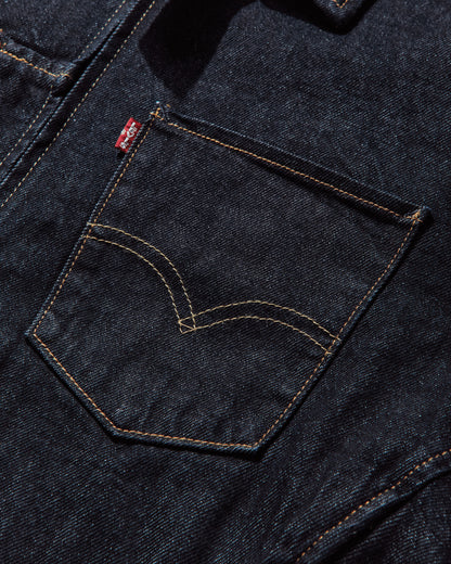 Levi's Levis Twist Trucker Med Indigo  Flat Finish Med Indigo Coats and Jackets Denim Jackets 003M3 0000