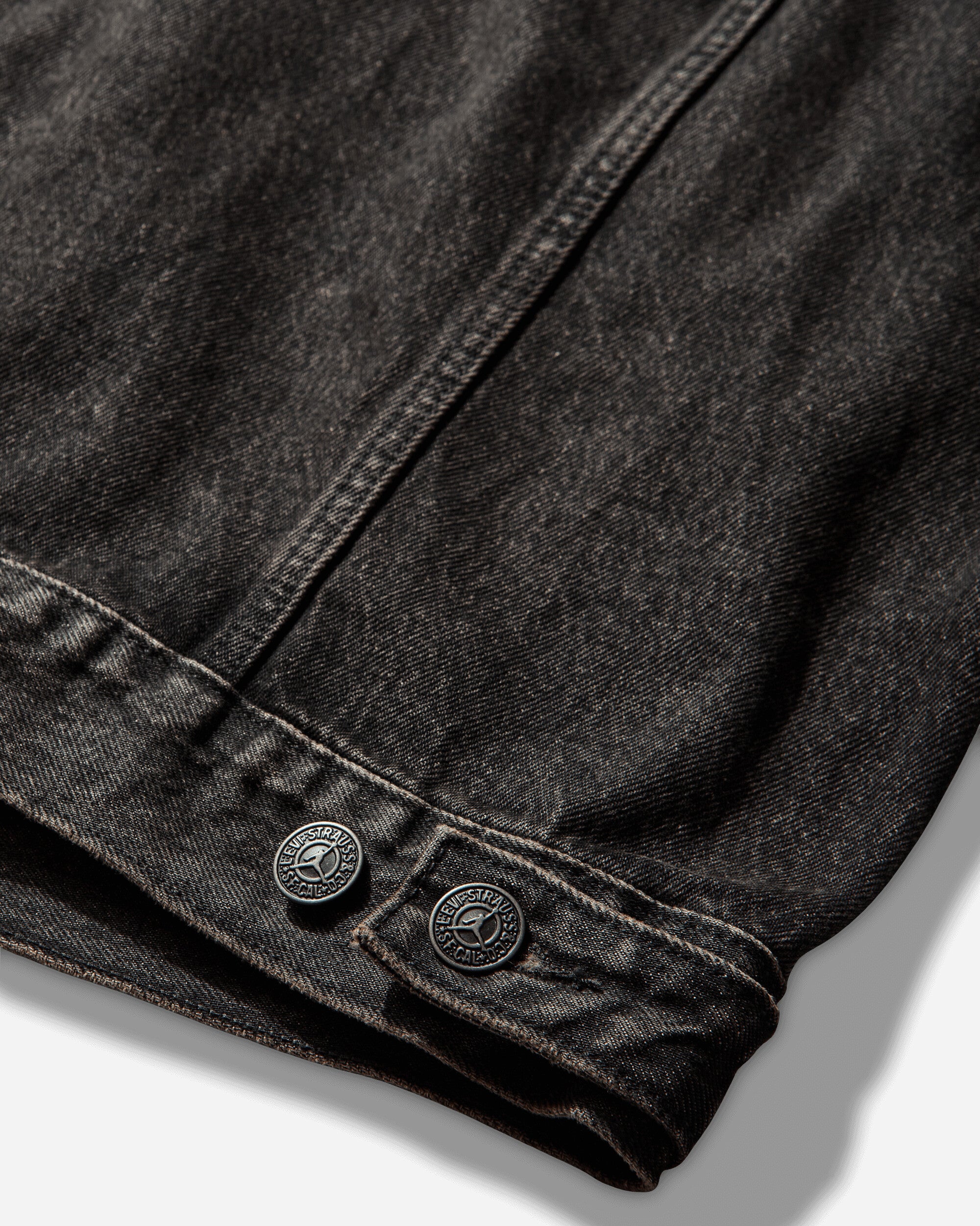 Levi's X Jordan Type III Trucker Black Coats and Jackets Denim Jackets 005FC 0000
