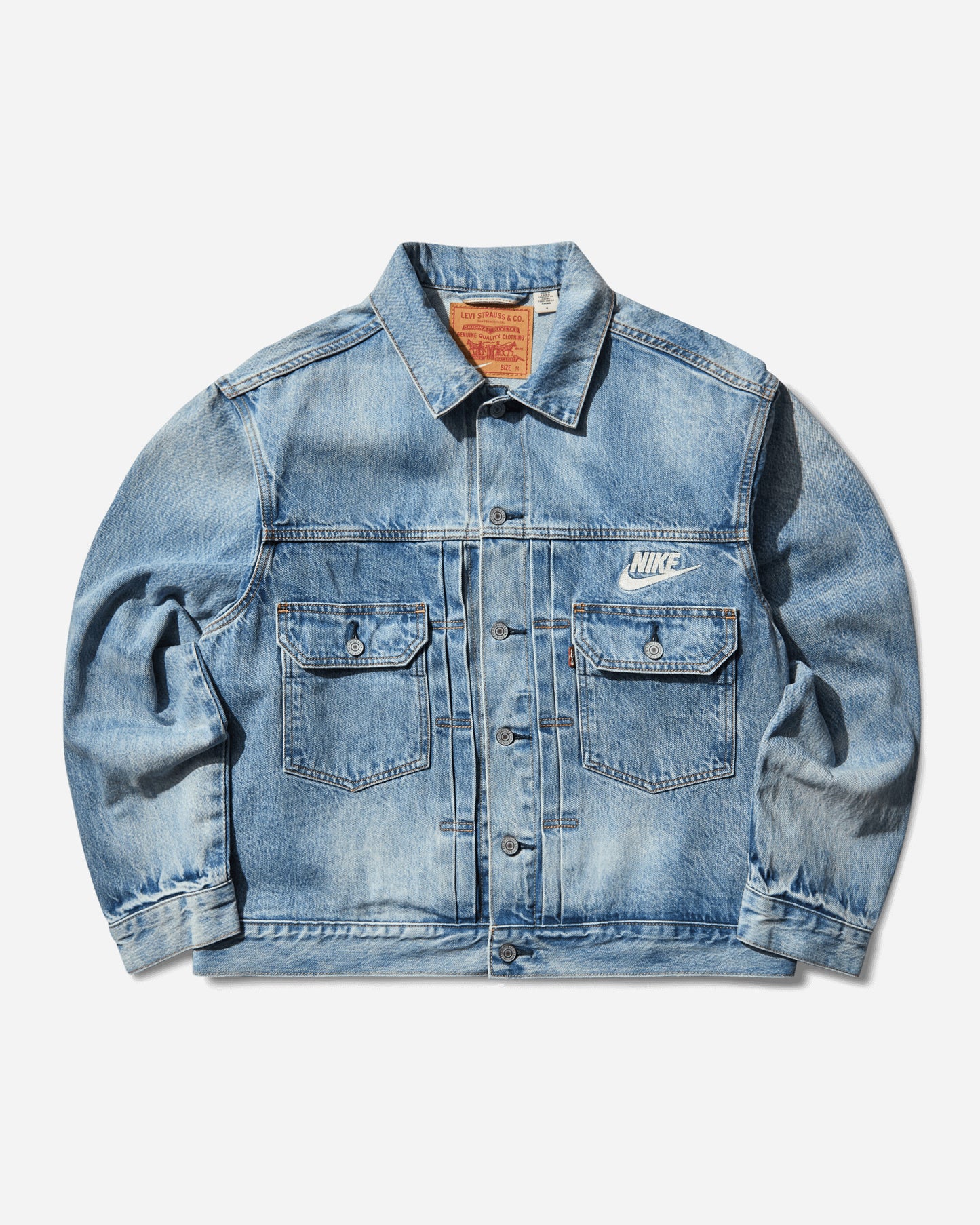Levi's X Nike Trucker X Nike Dark Indigo Coats and Jackets Denim Jackets 002TM 0000