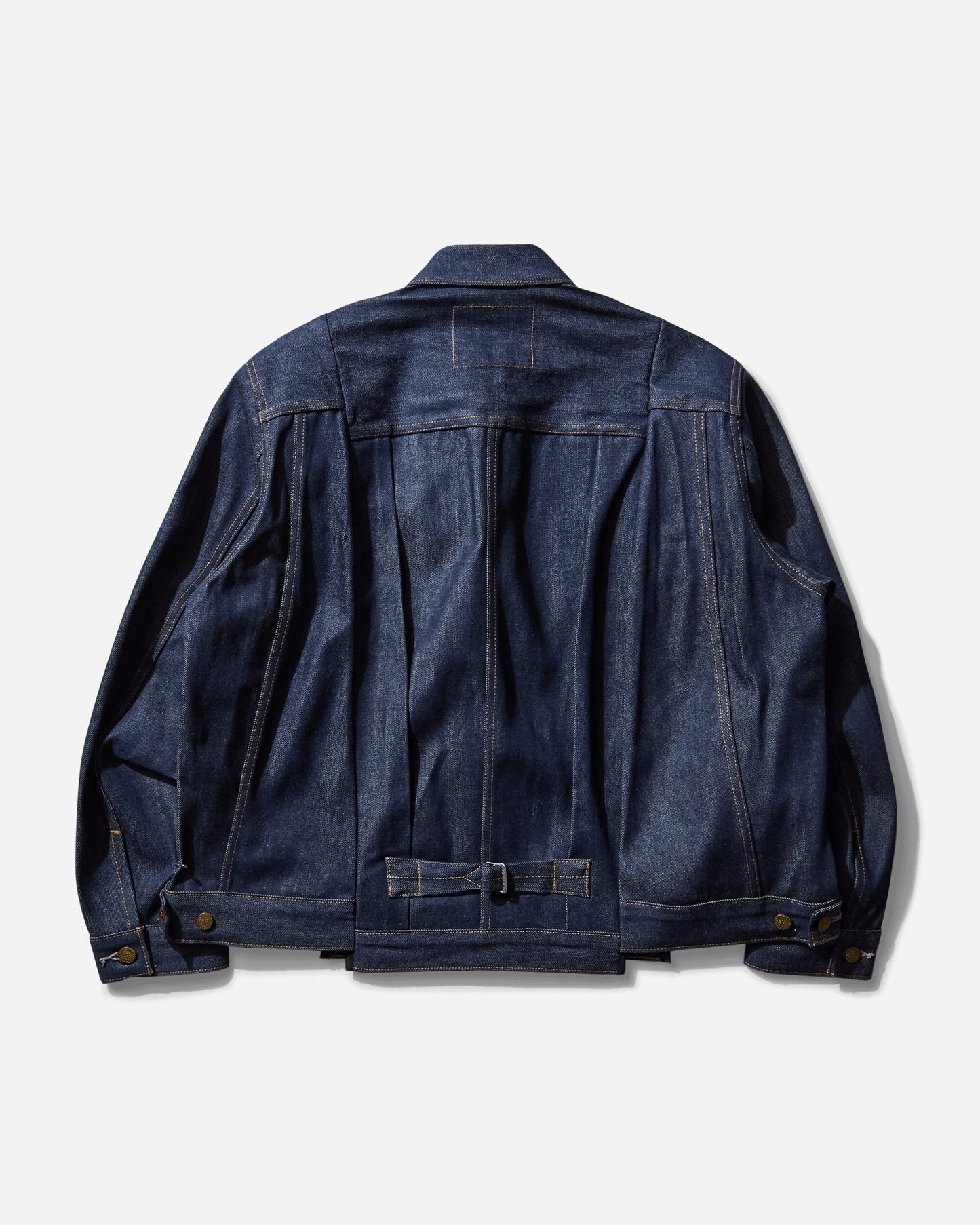 Levi's X Sacai Type 123 Trucker Dark Indigo - Flat Finish Sacai R1 Coats and Jackets Denim Jackets 0035I 0000