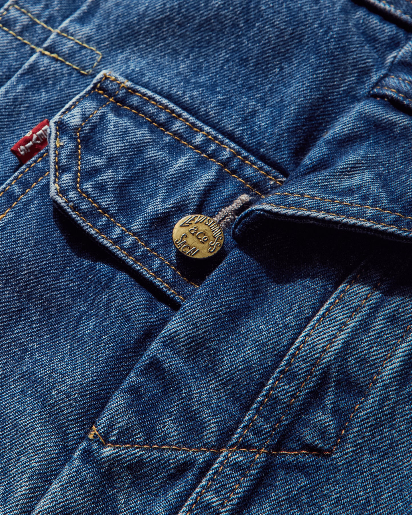 Levi's X Sacai Type 123 Trucker Med Indigo - Worn In Sacai W1 Coats and Jackets Denim Jackets 0035I 0002