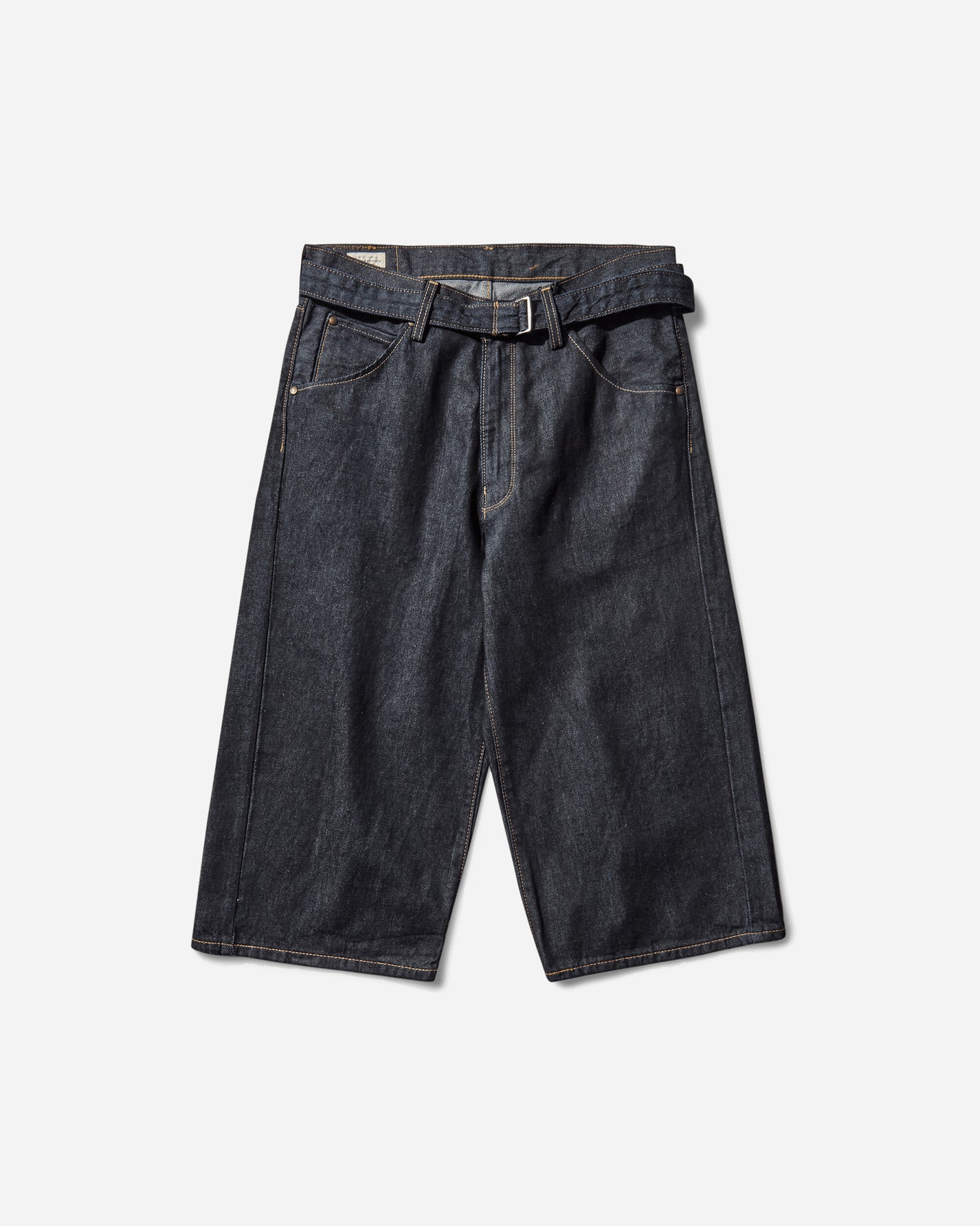 Levi's Twisted Baggy Capri Dark Indigo  Flat Finish Dark Indigo  Shorts Denim Short 0049W 0001