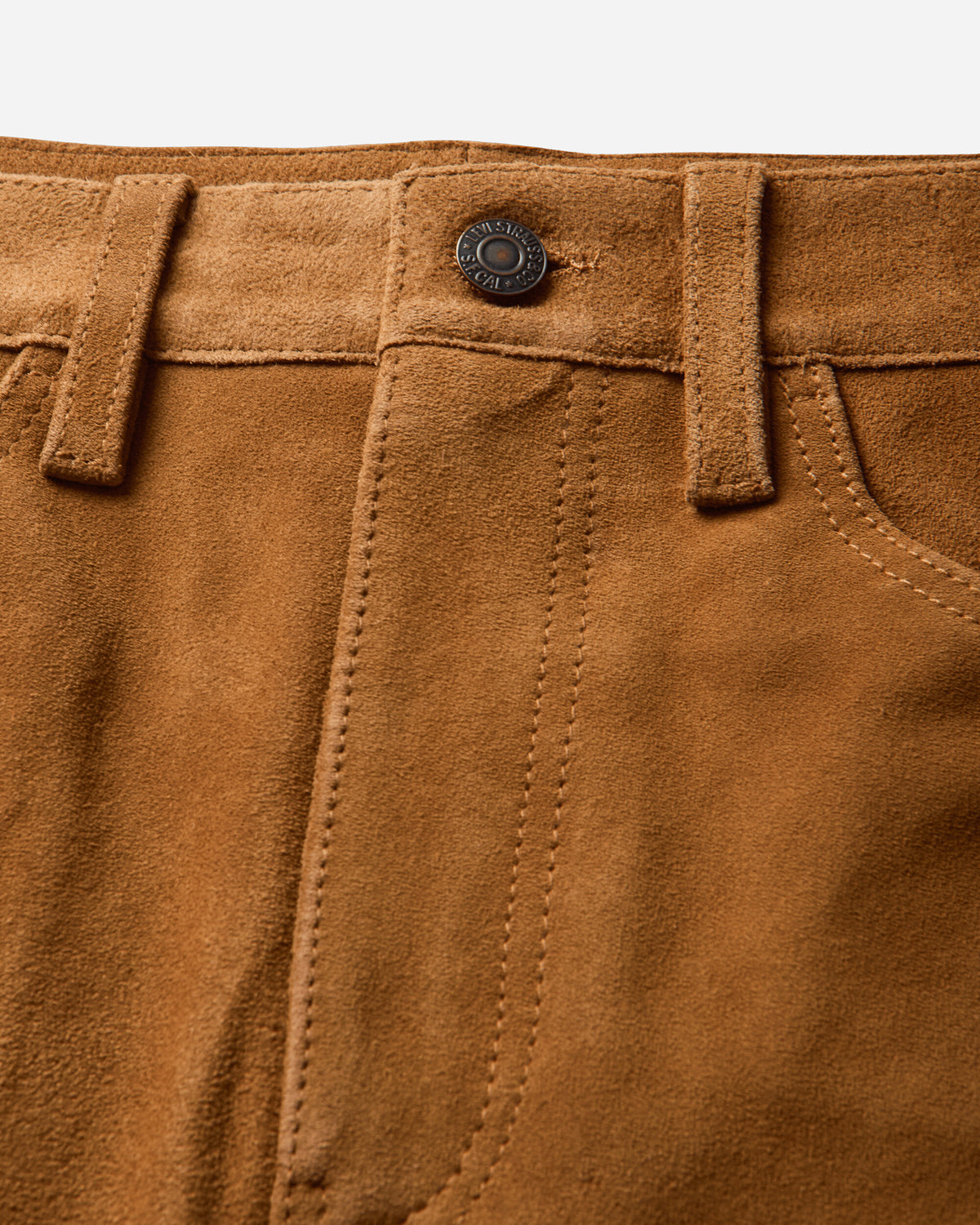 Levi's Wmns Blue Tab Suede Pencil Skirt Browns Brown Skirts Denim Skirts 006U3 0000