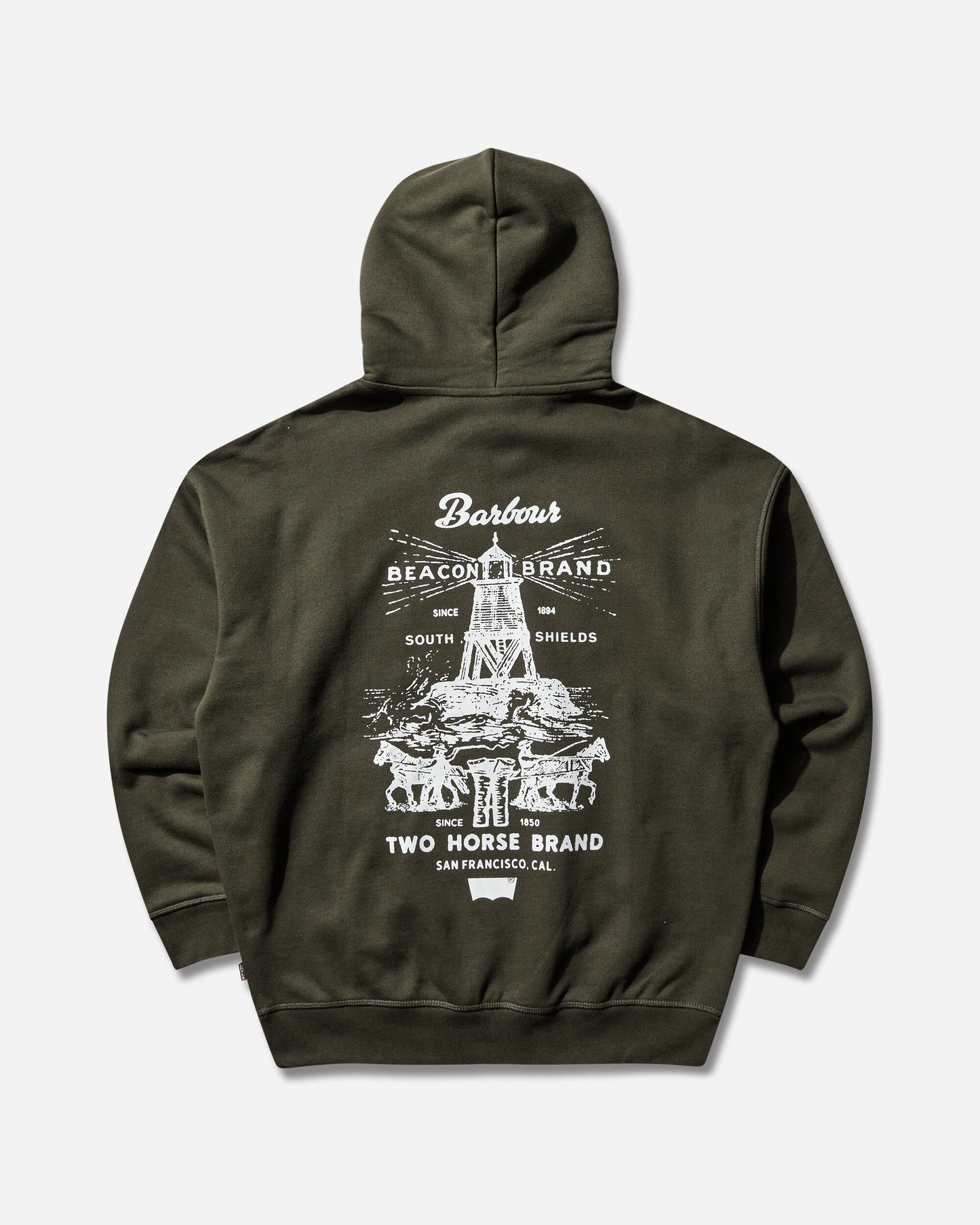 Levi's X Barbour Sweatshirt Green Sweatshirts Hoodies 008GM00050 001