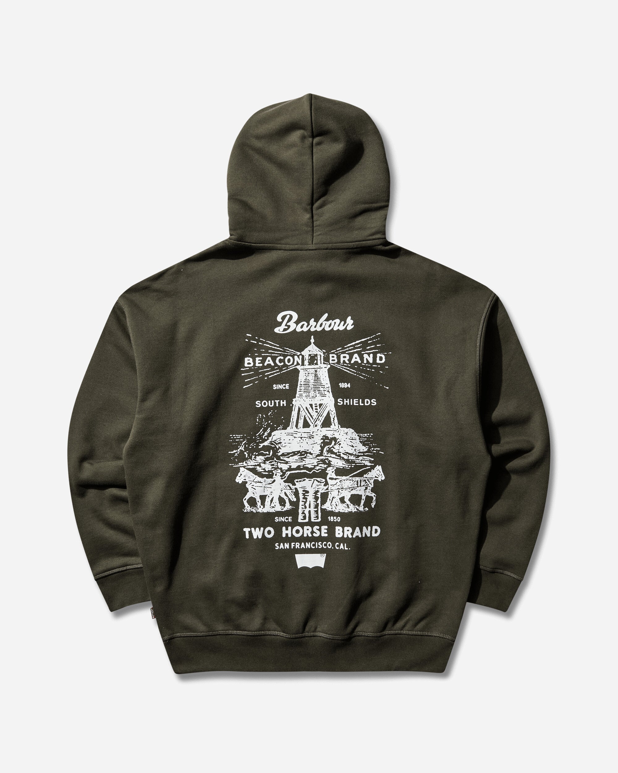 Levi's X Barbour Sweatshirt Green Sweatshirts Hoodies 008GM00050 001