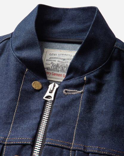 Levi's Levi's x Sacai Men'S Blouson Jacket Rigid Indigo Coats and Jackets Jackets 008BJ-0001 499