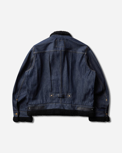 Levi's Levi's x Sacai Men'S Sherpa Jacket Rigid Indigo Coats and Jackets Jackets 008BG-0002 499