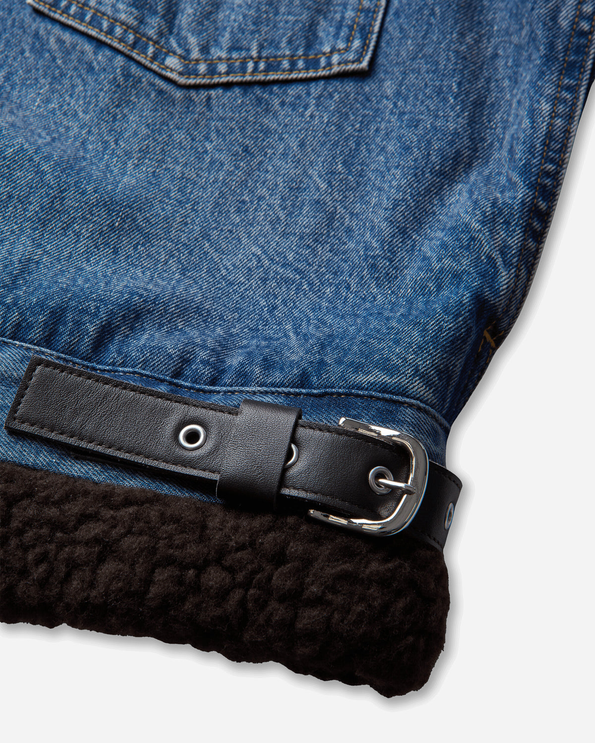 Levi's Levi's x Sacai Men'S Sherpa Jacket Washed Indigo Coats and Jackets Jackets 008BG-0003 401