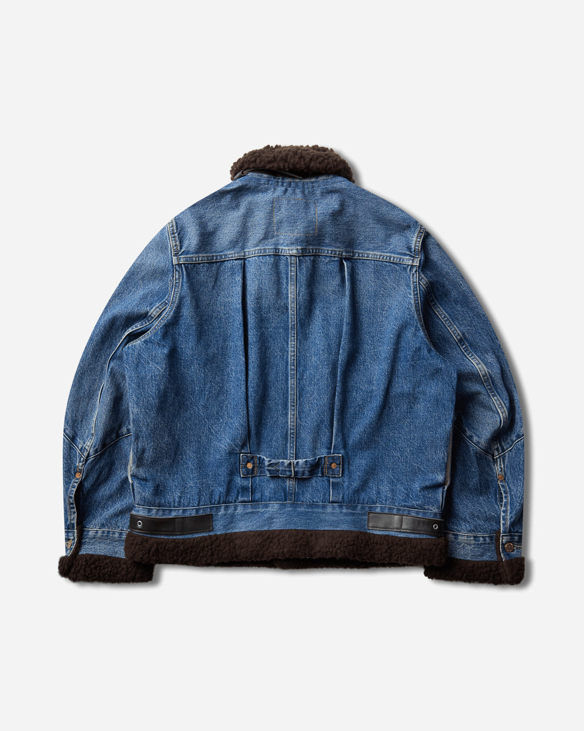 Levi's Levi's x Sacai Men'S Sherpa Jacket Washed Indigo Coats and Jackets Jackets 008BG-0003 401