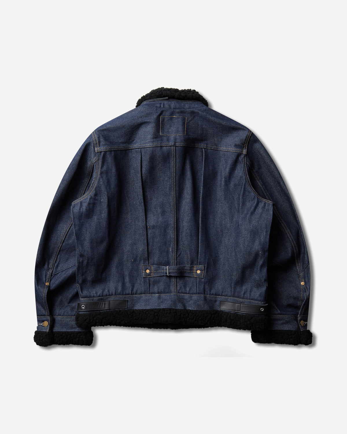 Levi's Levi's x Sacai Wmns Women'S Sherpa Jacket Rigid Indigo Coats and Jackets Jackets 008BM-0001 499