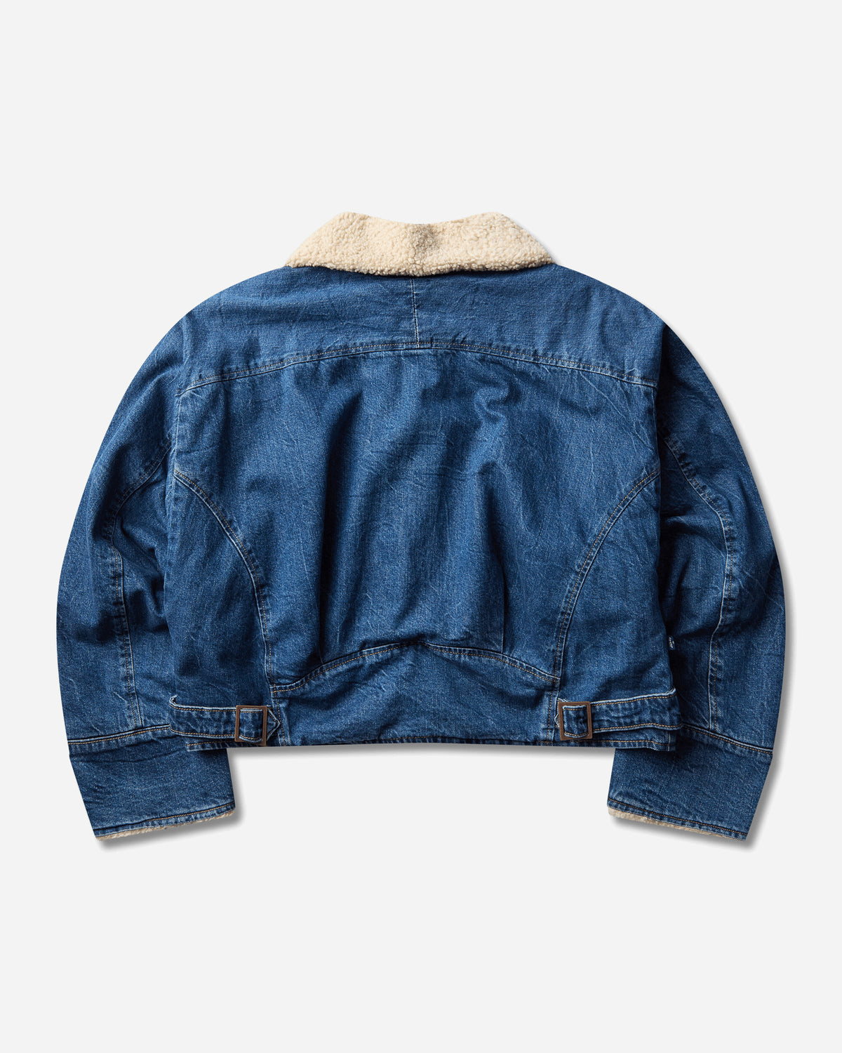 Levi's Wmns Blue Tab Sherpa Jacket Blues Blue Coats and Jackets Jackets 0072J 0000