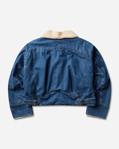 Levi's Wmns Blue Tab Sherpa Jacket Blues Blue Coats and Jackets Jackets 0072J 0000