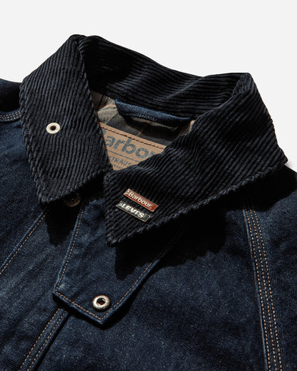 Levi's X Barbour Os Bedale Dark Indigo Coats and Jackets Jackets 003FP00000 001