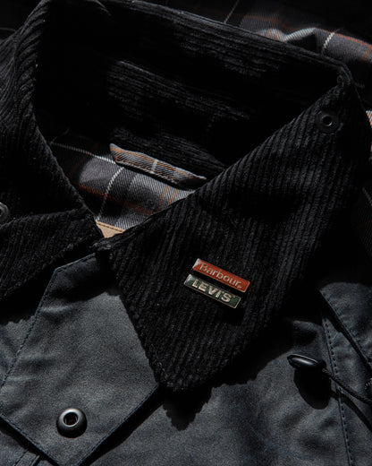 Levi's X Barbour Os Bedale W Blue Coats and Jackets Jackets 00GL800050 001