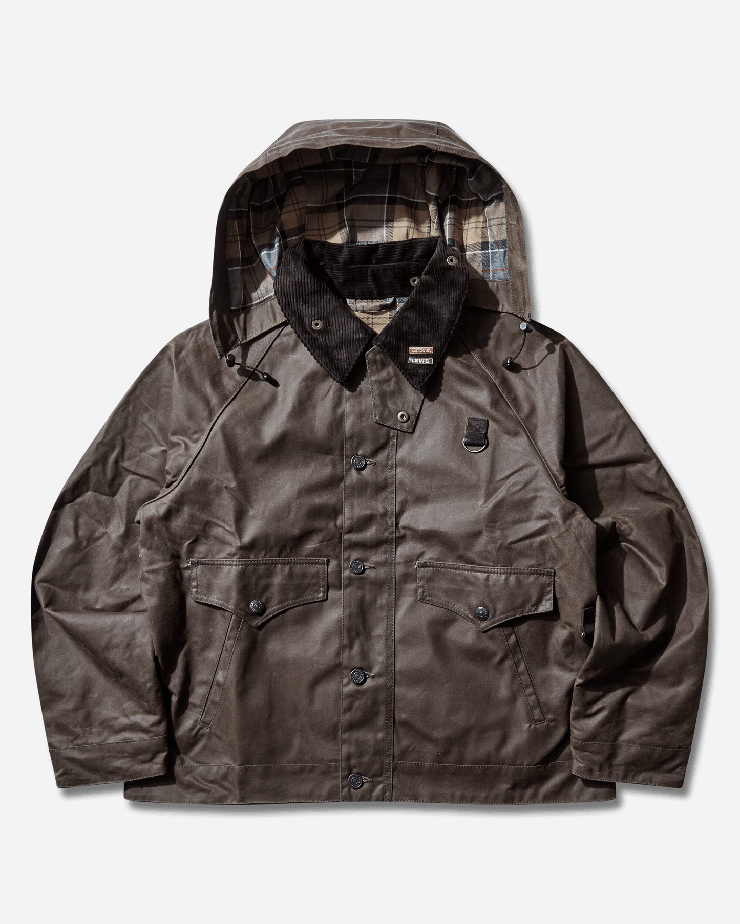 Levi's X Barbour Spey Jacket Brown Coats and Jackets Jackets 008GK00050 001