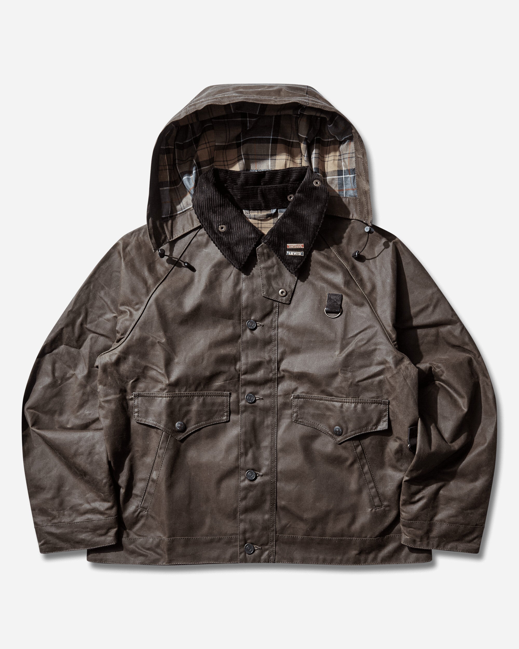Levi's X Barbour Spey Jacket Brown Coats and Jackets Jackets 008GK00050 001