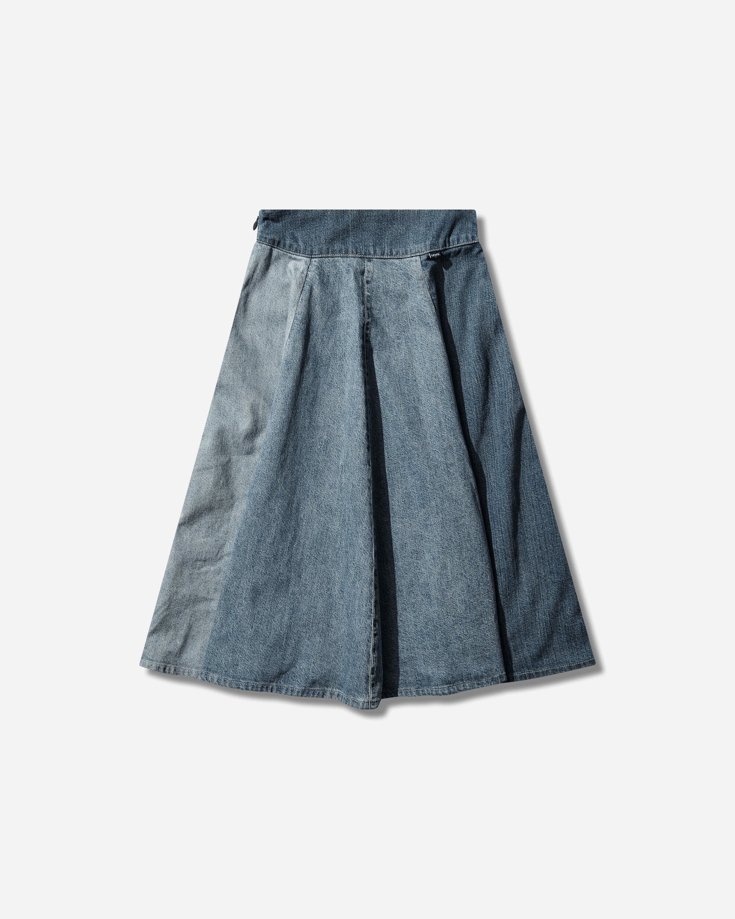 Levi's Wmns Blue Tab Roper Skirt Cuetil Mo Med Indigo Skirts Midi 004TA 0000