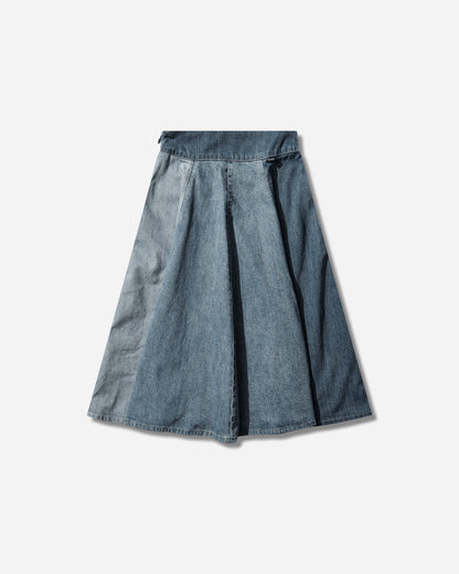 Levi's Wmns Blue Tab Roper Skirt Cuetil Mo Med Indigo Skirts Midi 004TA 0000