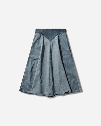 Levi's Wmns Blue Tab Roper Skirt Cuetil Mo Med Indigo Skirts Midi 004TA 0000