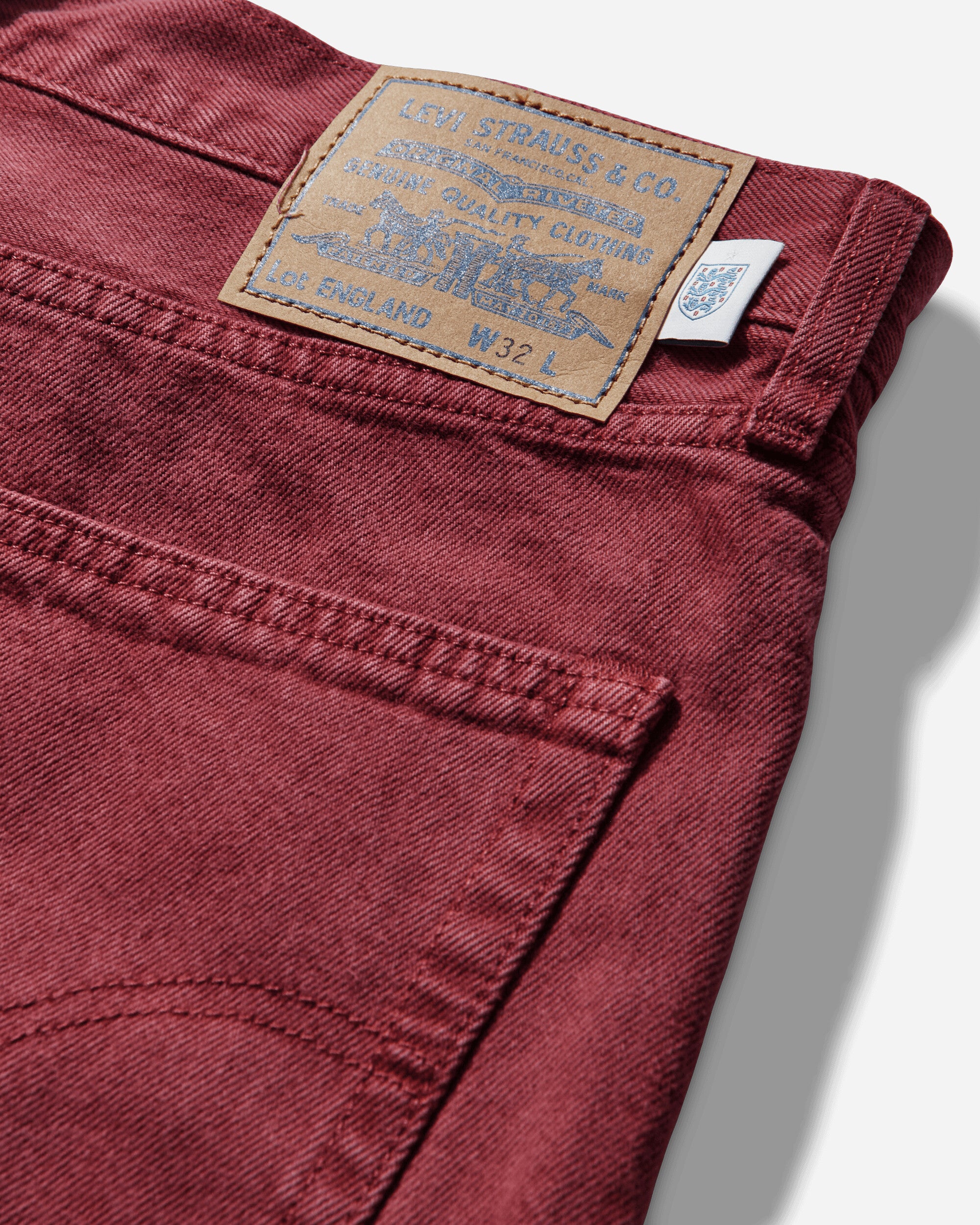 Levi's X Wc 478 Baggy Short X England Blues Shorts Short 006GV 0003