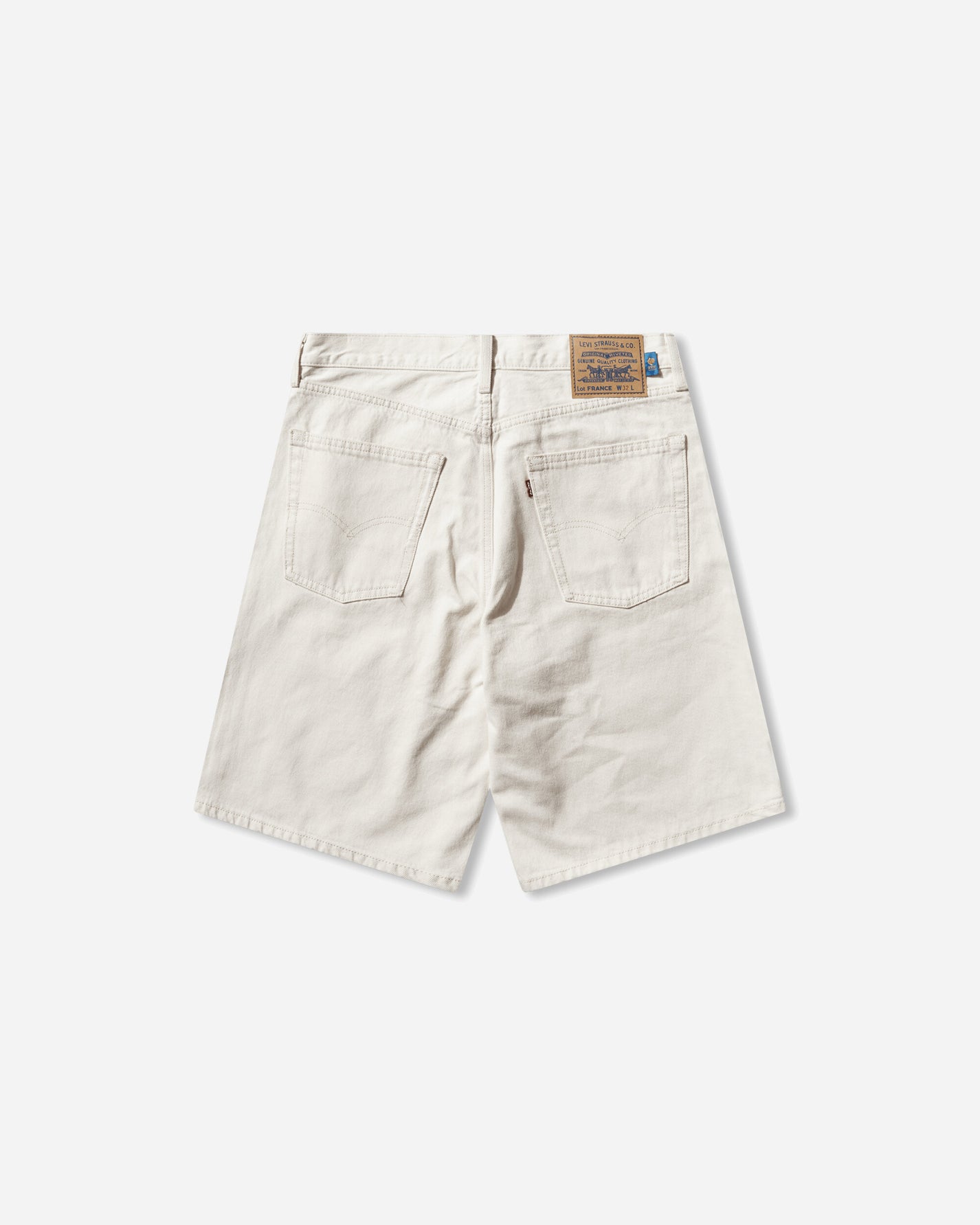Levi's X Wc 478 Baggy Short X France Whites Shorts Short 006GV 0002