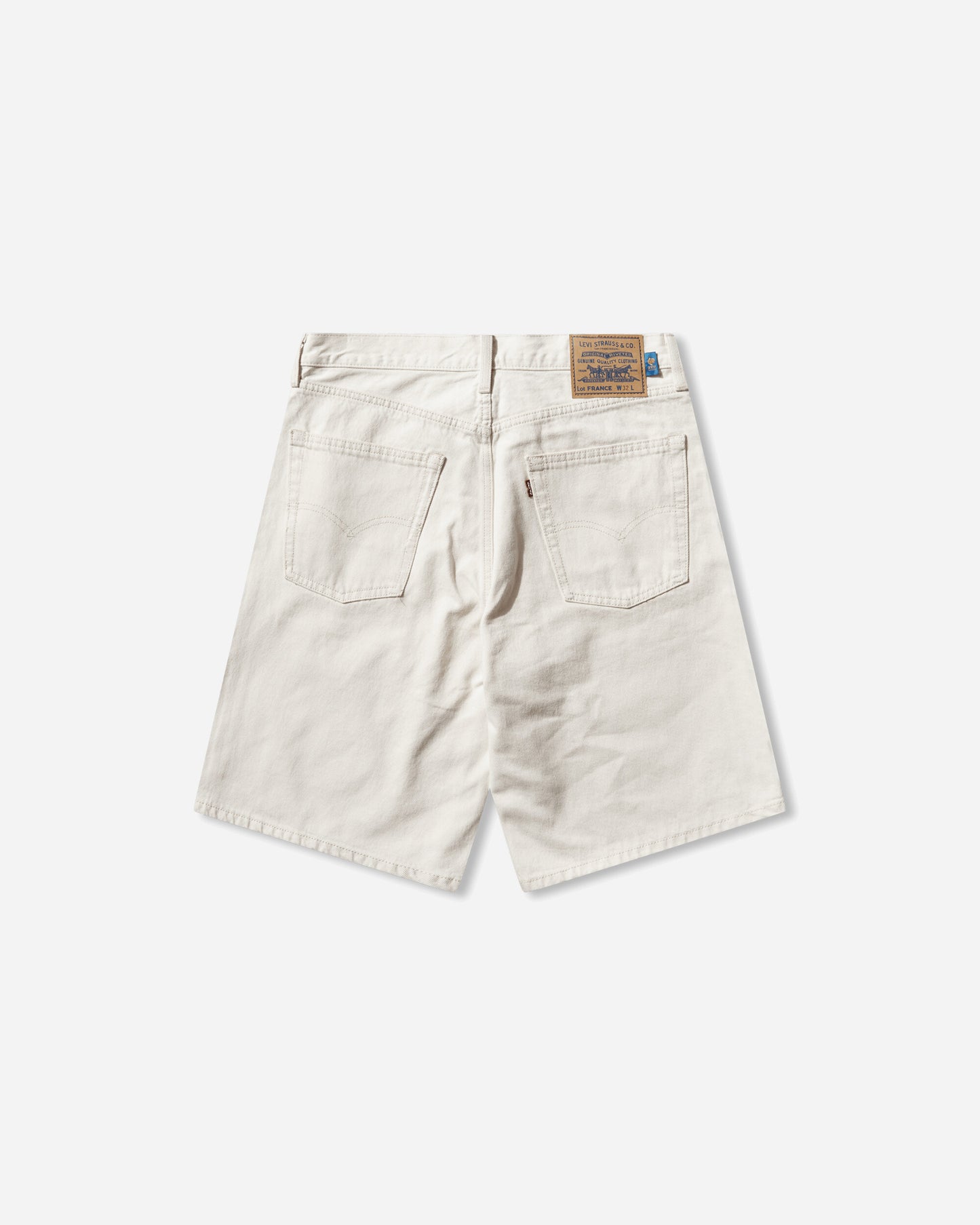 Levi's X Wc 478 Baggy Short X France Whites Shorts Short 006GV 0002
