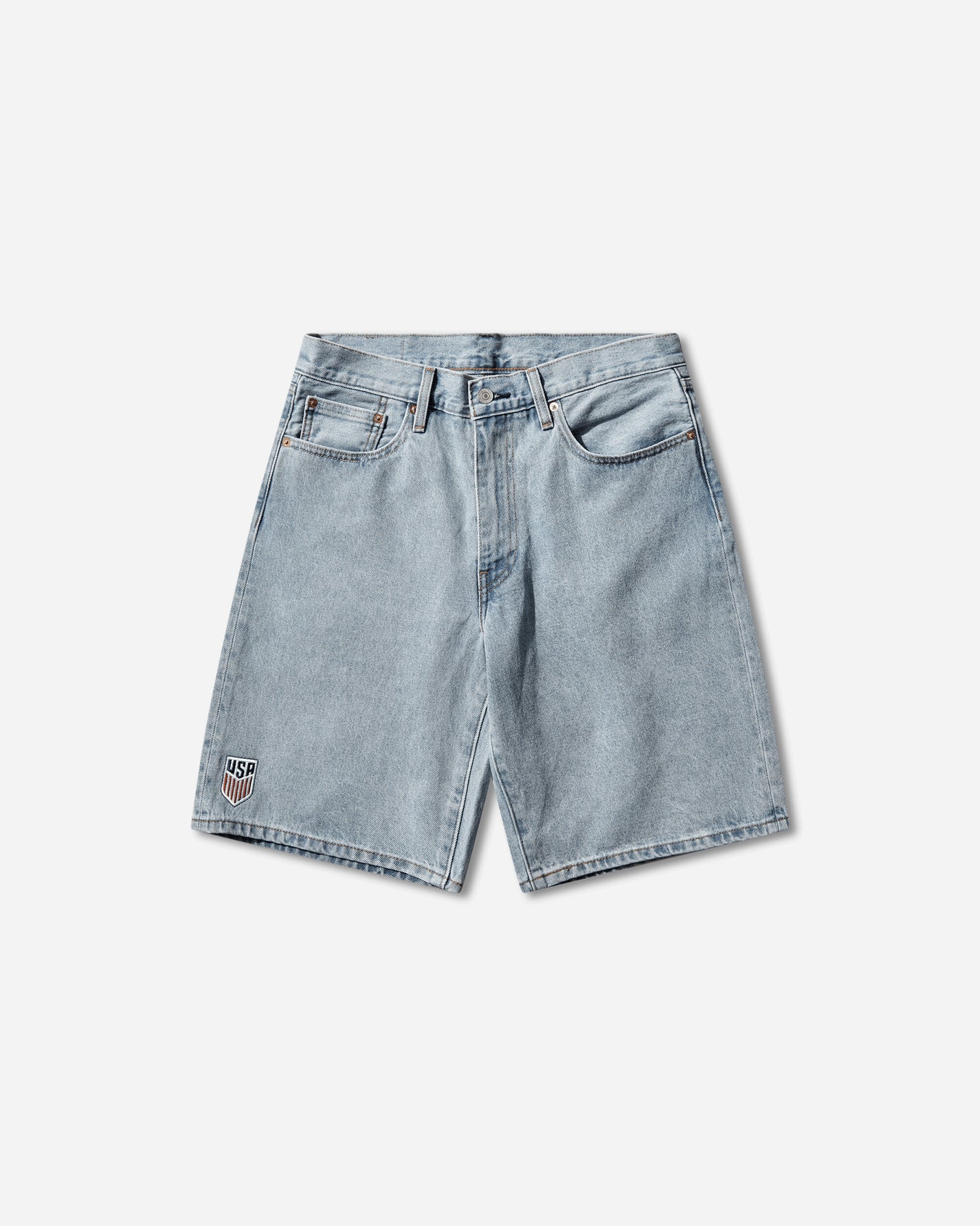Levi's X Wc 478 Baggy Short X Usa 478 Light Indigo Shorts Short 006GV 0000