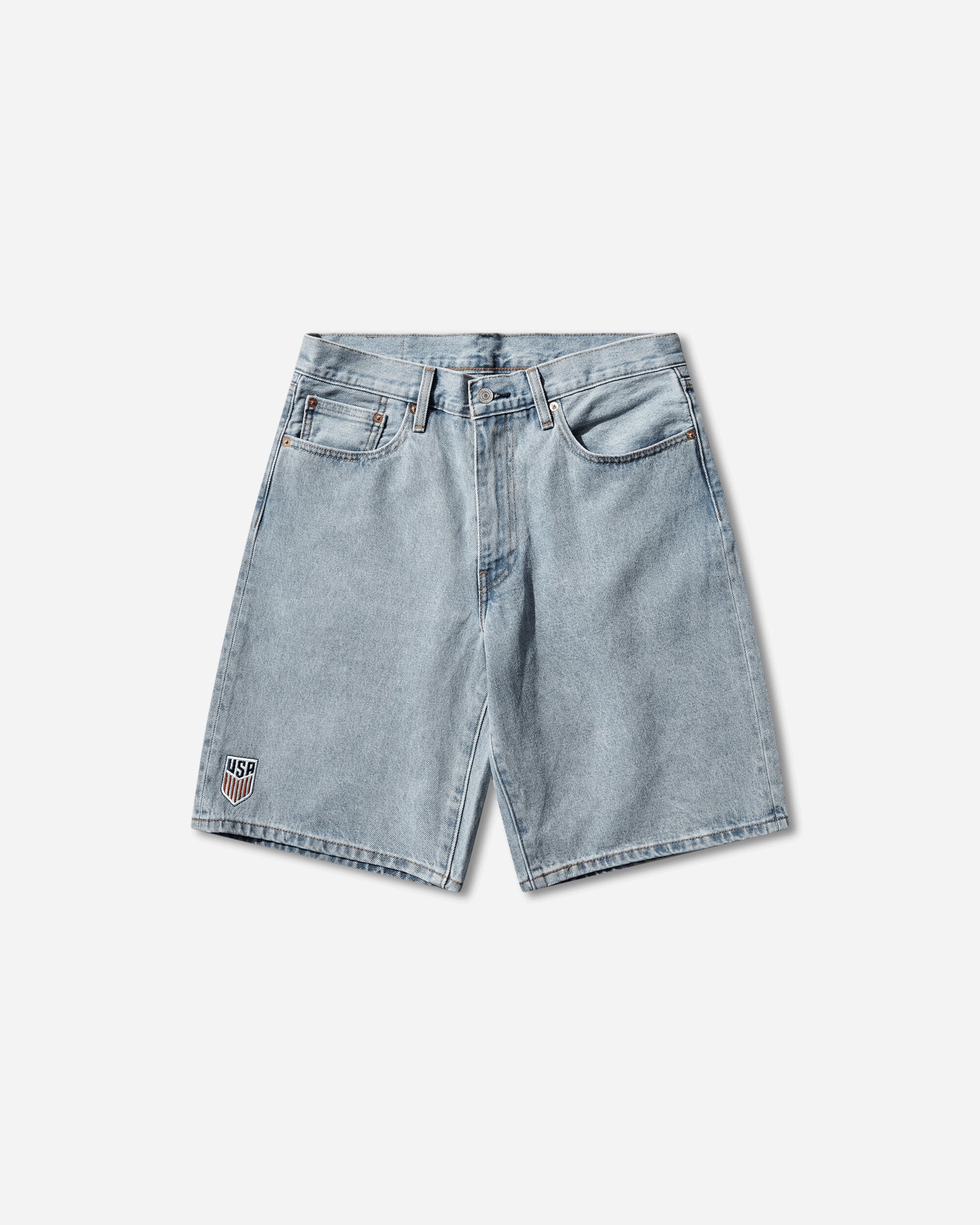 Levi's X Wc 478 Baggy Short X Usa 478 Light Indigo Shorts Short 006GV 0000