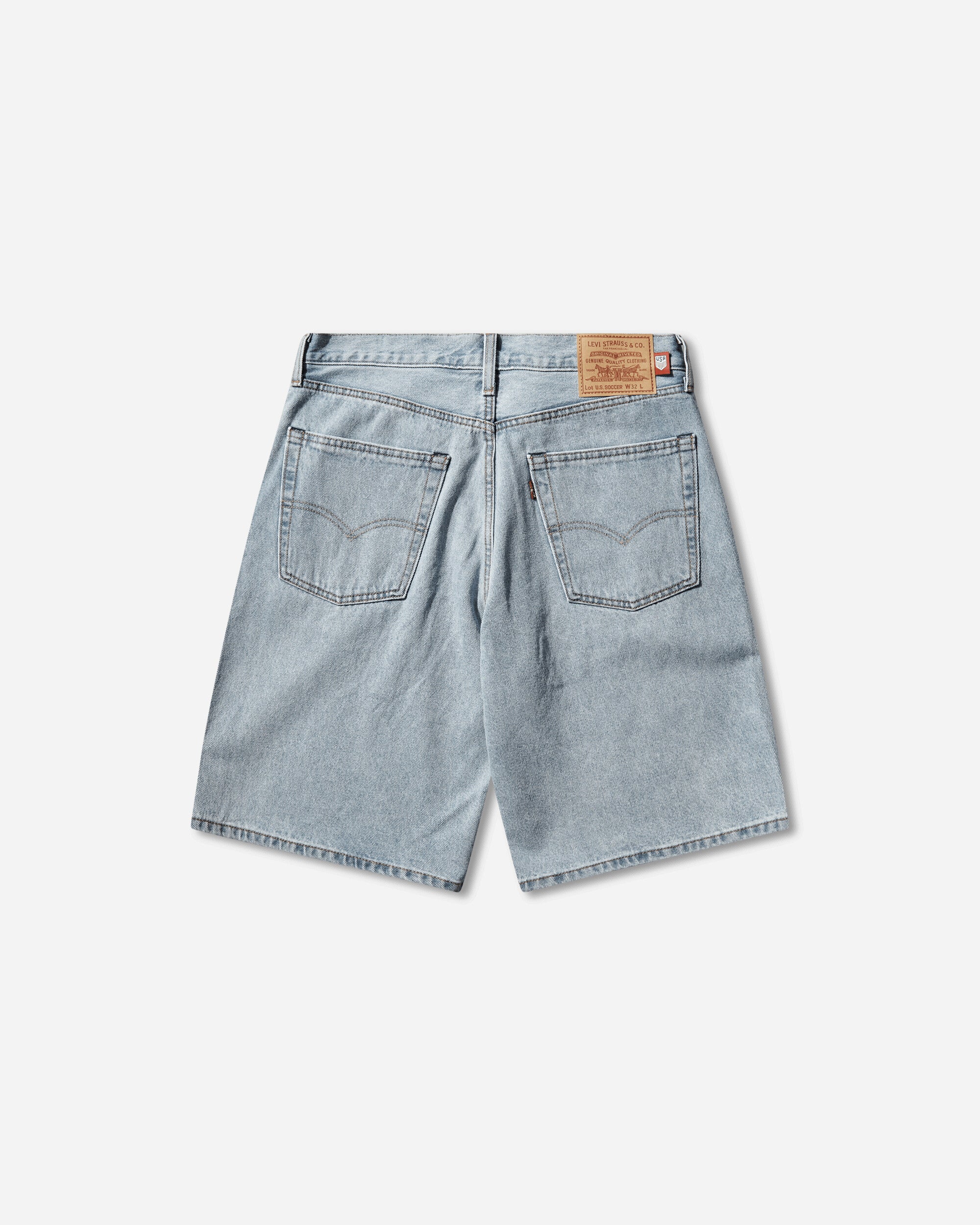 Levi's X Wc 478 Baggy Short X Usa 478 Light Indigo Shorts Short 006GV 0000