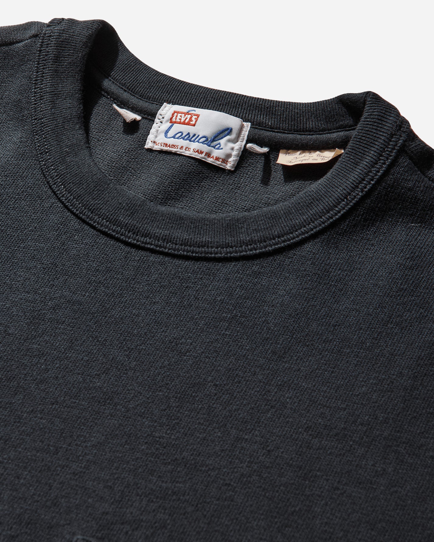 Levi's Lvc 1960S Casuals Tee Jet Blac Blacks T-Shirts Shortsleeve 004T0 0002