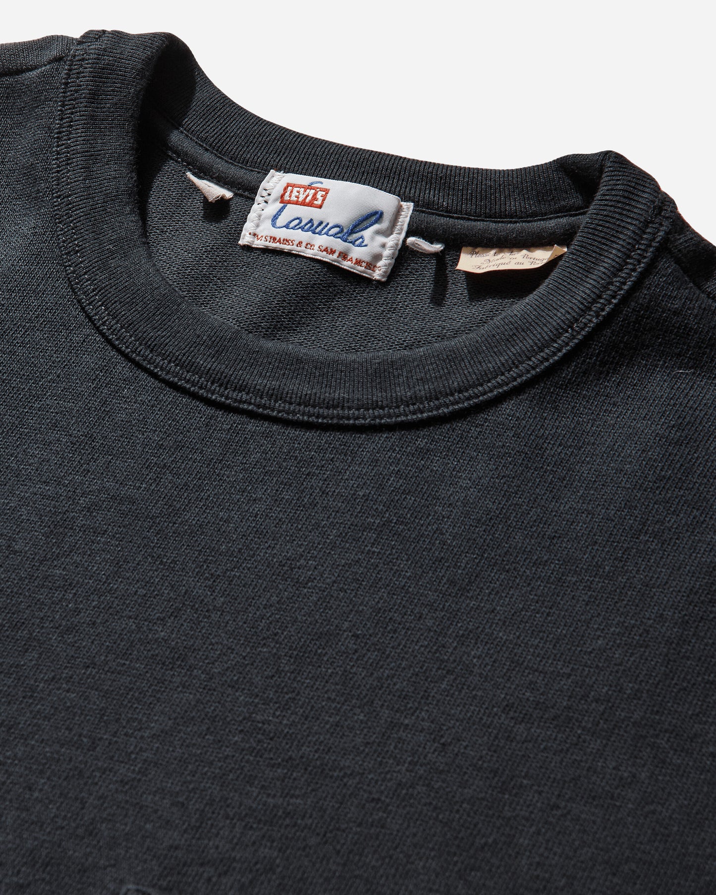 Levi's Lvc 1960S Casuals Tee Jet Blac Blacks T-Shirts Shortsleeve 004T0 0002