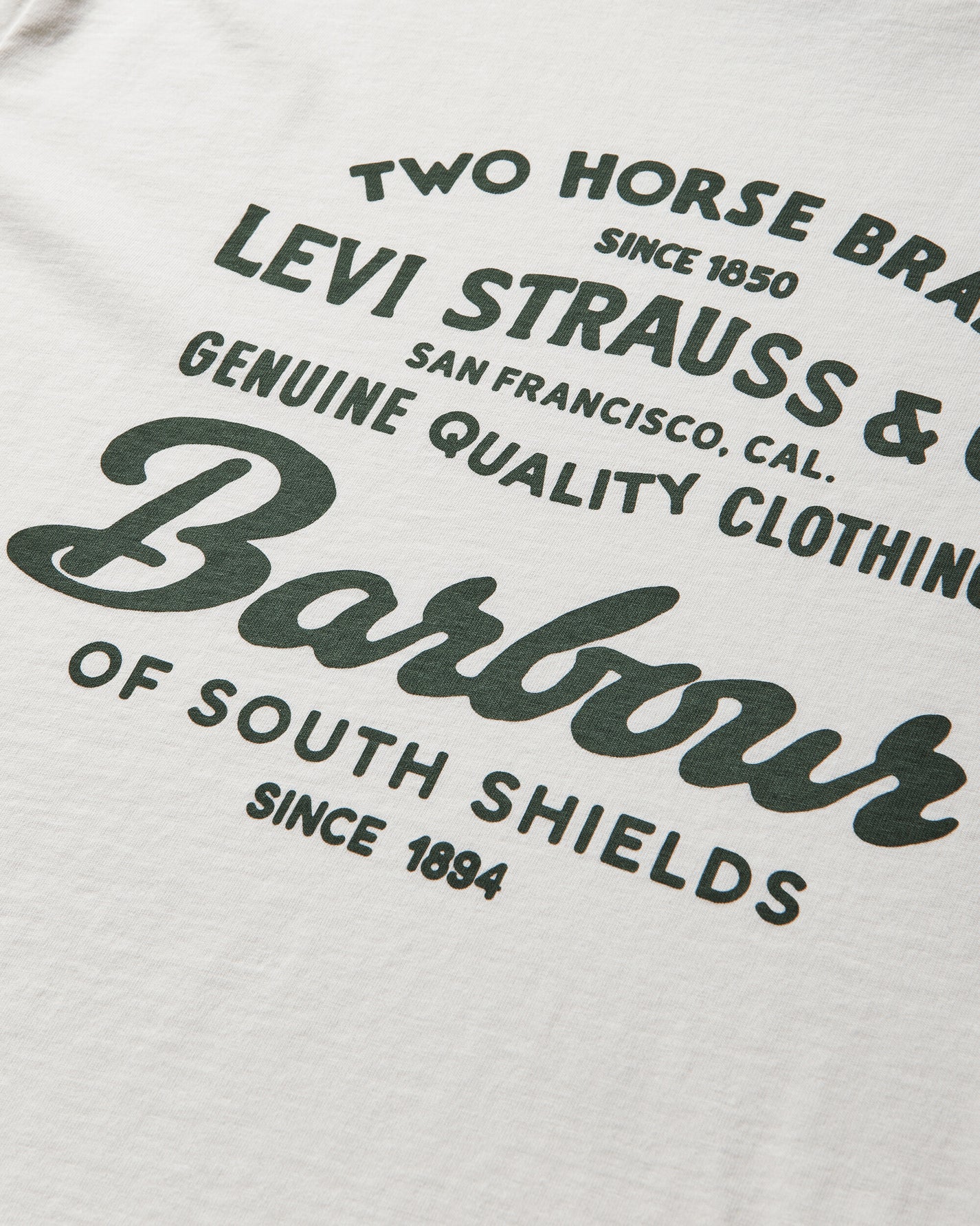 Levi's X Barbour Tee Tan T-Shirts Shortsleeve 008GR00050 001