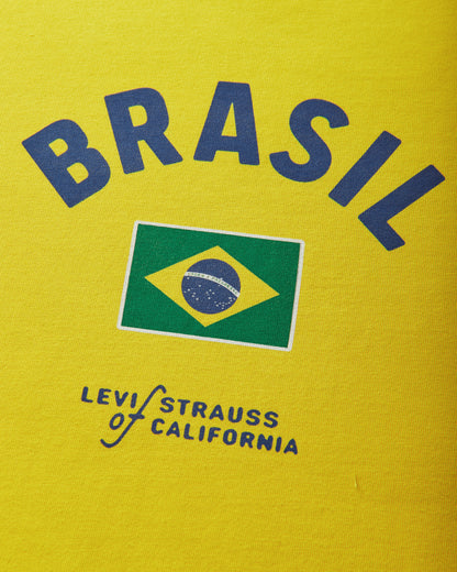 Levi's X Wc Ringer Tee X Brasil Retro Whites T-Shirts Shortsleeve 006GW 0001