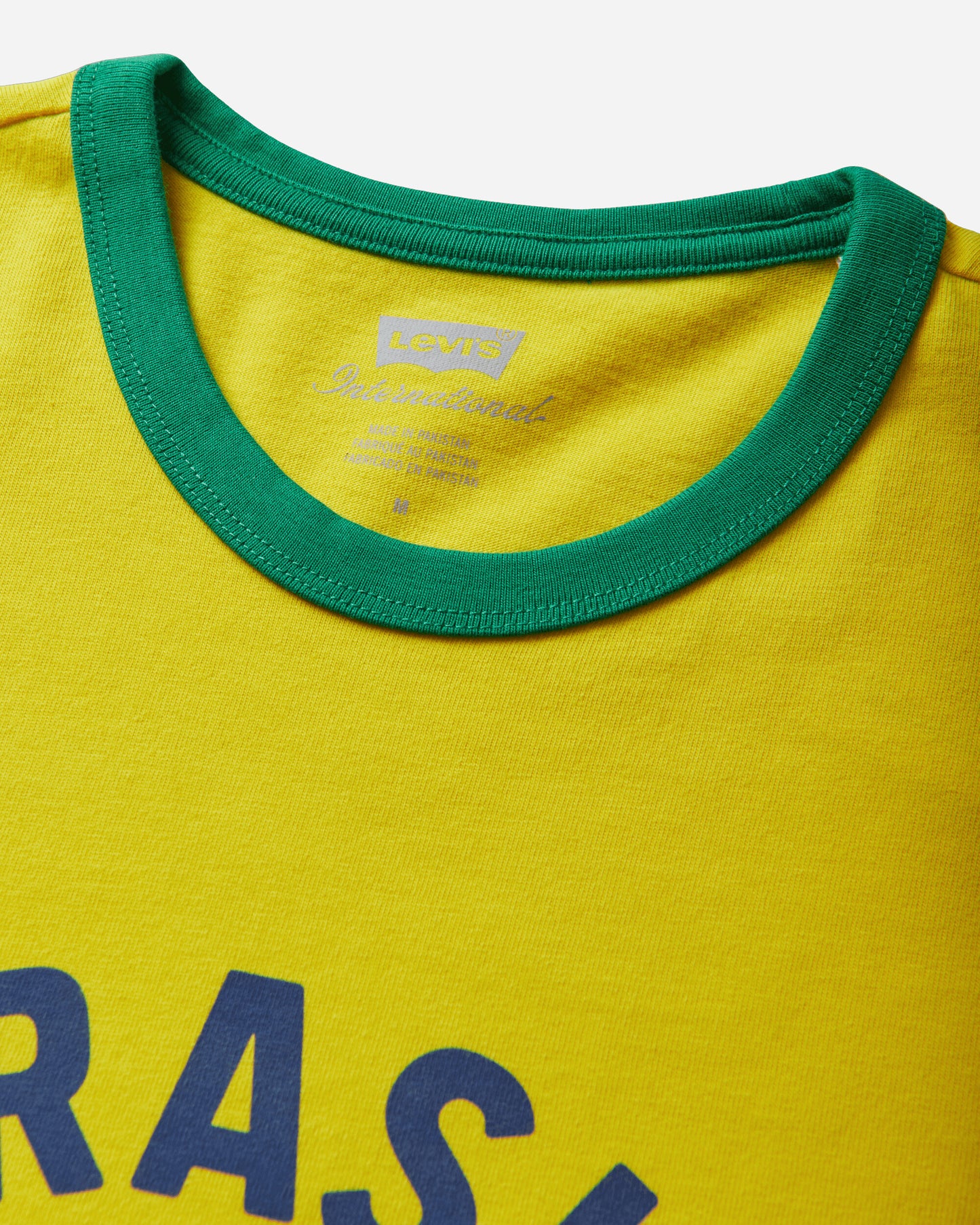 Levi's X Wc Ringer Tee X Brasil Retro Whites T-Shirts Shortsleeve 006GW 0001