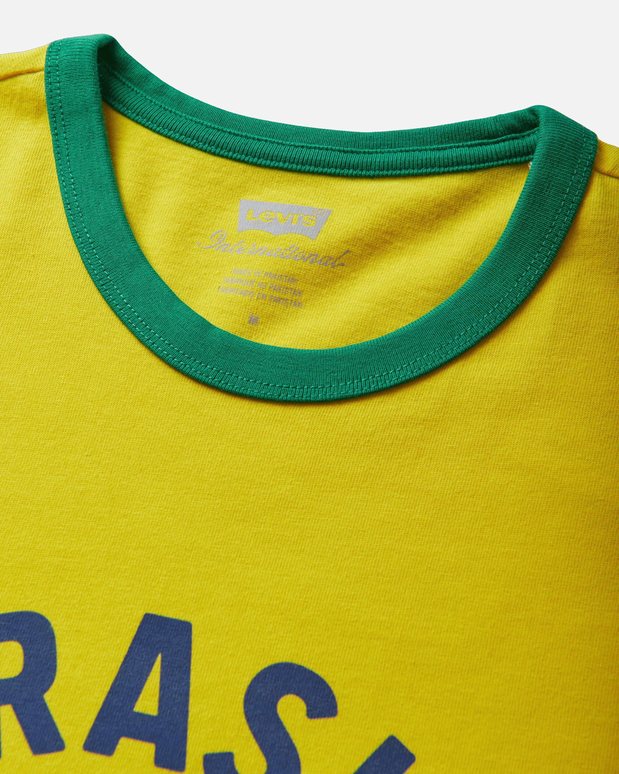 Levi's X Wc Ringer Tee X Brasil Retro Whites T-Shirts Shortsleeve 006GW 0001