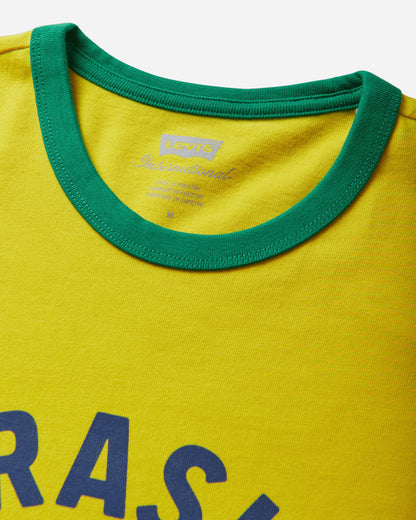 Levi's X Wc Ringer Tee X Brasil Retro Whites T-Shirts Shortsleeve 006GW 0001