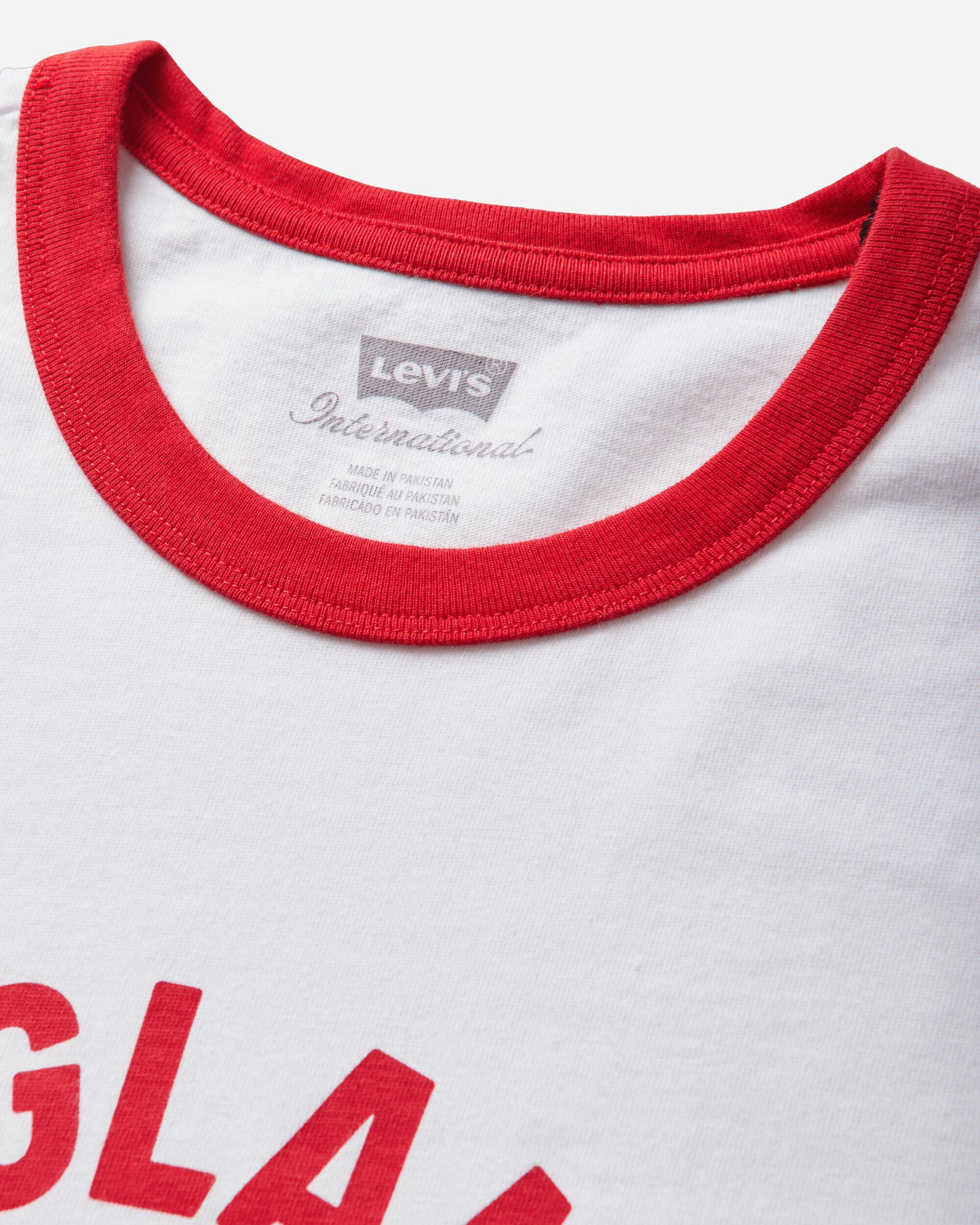 Levi's X Wc Ringer Tee X England Retr Whites T-Shirts Shortsleeve 006GW 0003