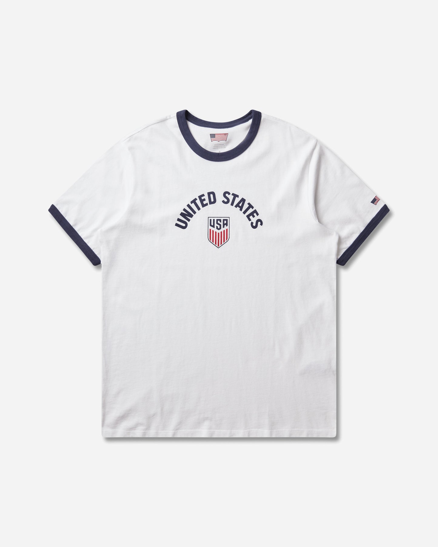 Levi's X Wc Ringer Tee X Usa Retro Ri Whites T-Shirts Shortsleeve 006GW 0000