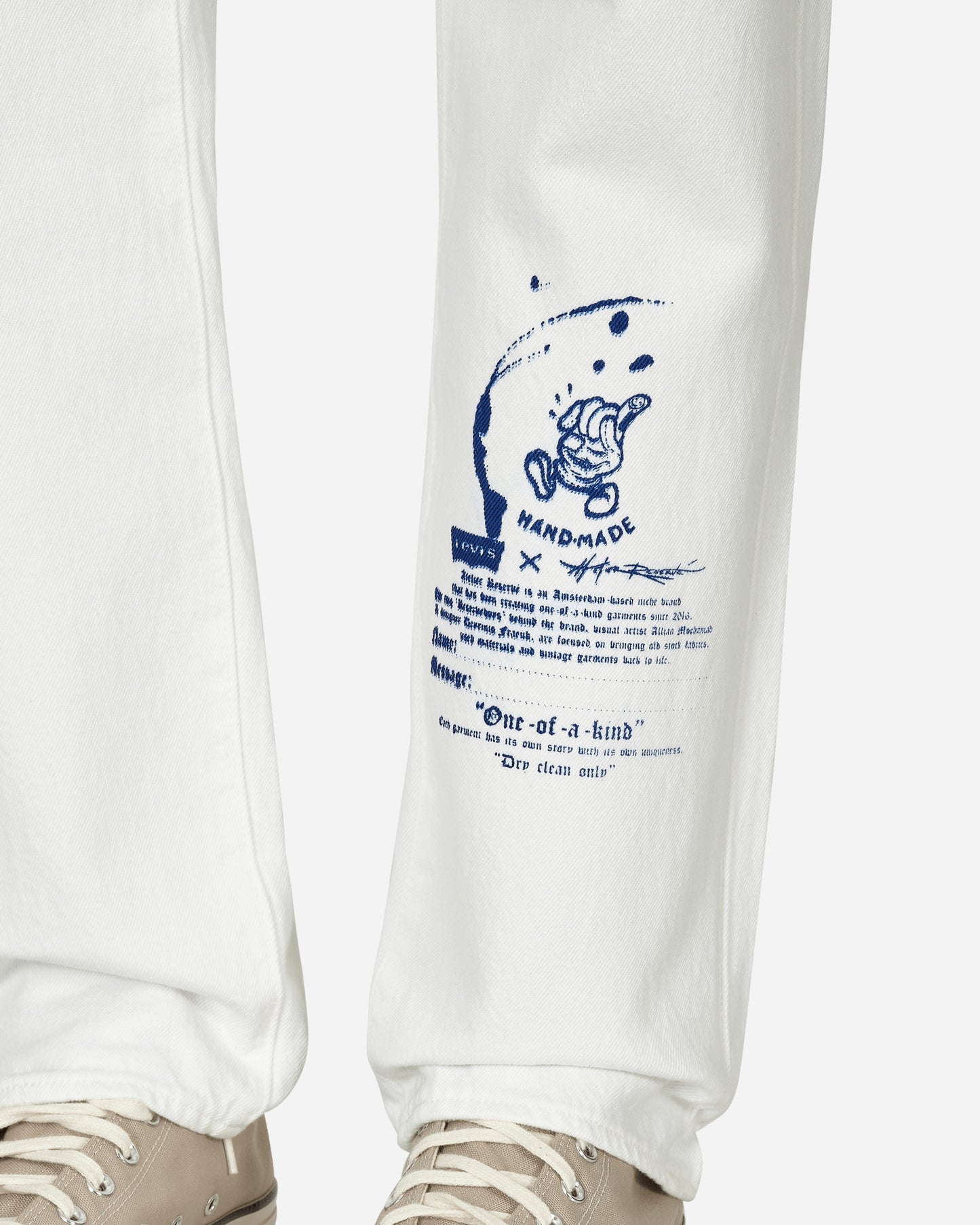 Levi's® Vintage Clothing Lvc 1984 501 84 White X Atelier Reserve White Pants Denim A4172 0001