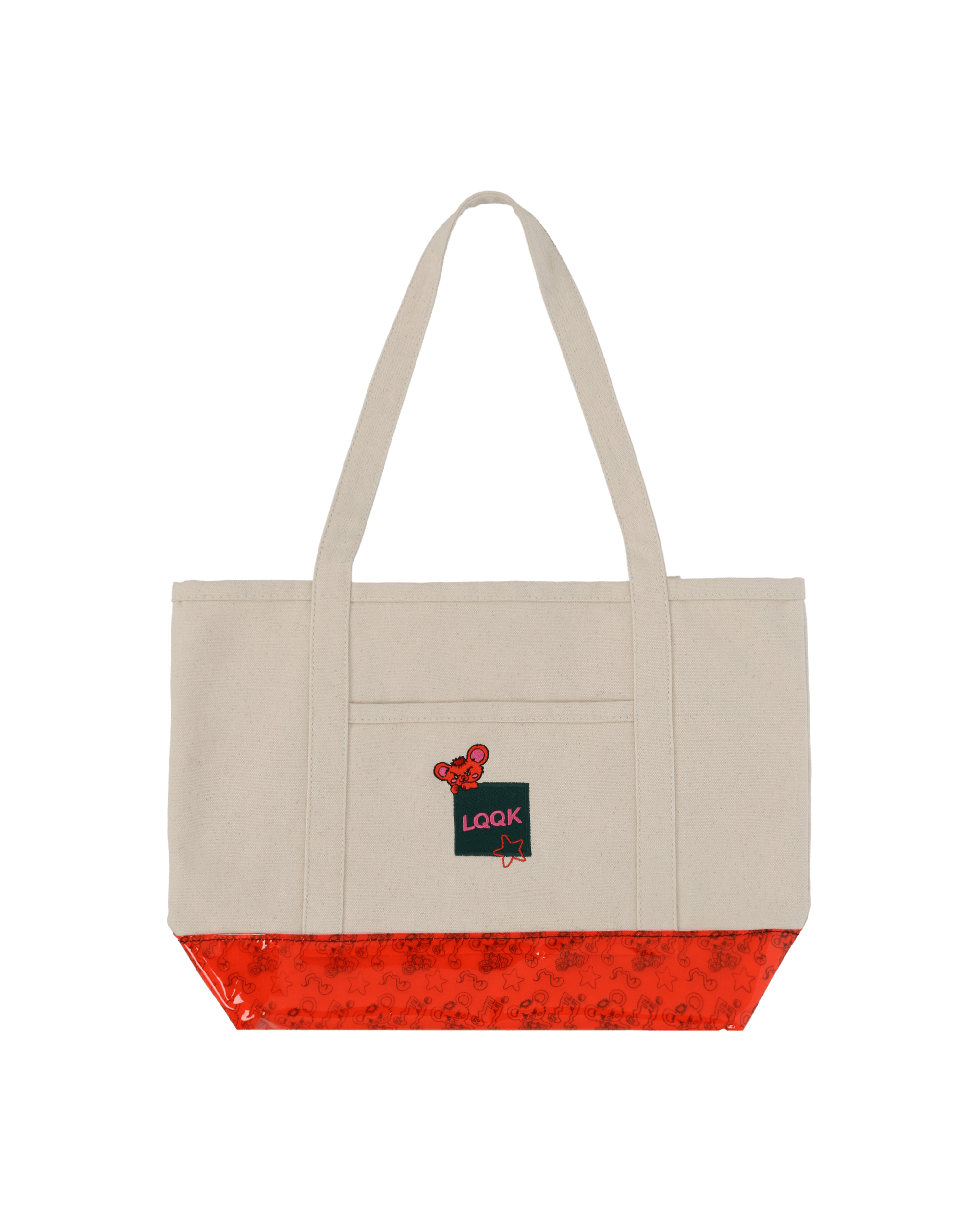 Lqqk Lqqk Tote Heavy Duty Canvas Screen Printed With Vinyl Bottom Made In Usa Canvas/Vinyl Bags and Backpacks Tote AW21LQQKTOTE001 001