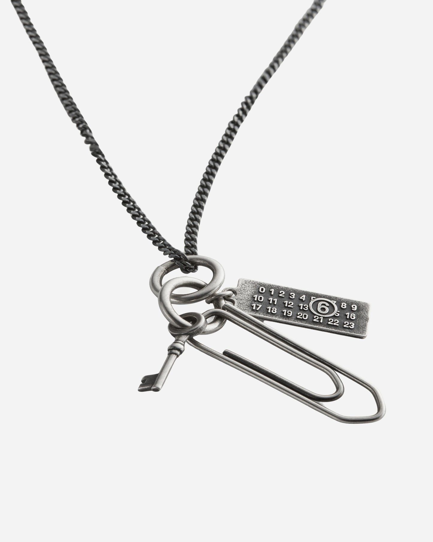 MM6 Maison Margiela Collana - Graffetta Brunito Jewellery Necklaces SM6UU0093 954