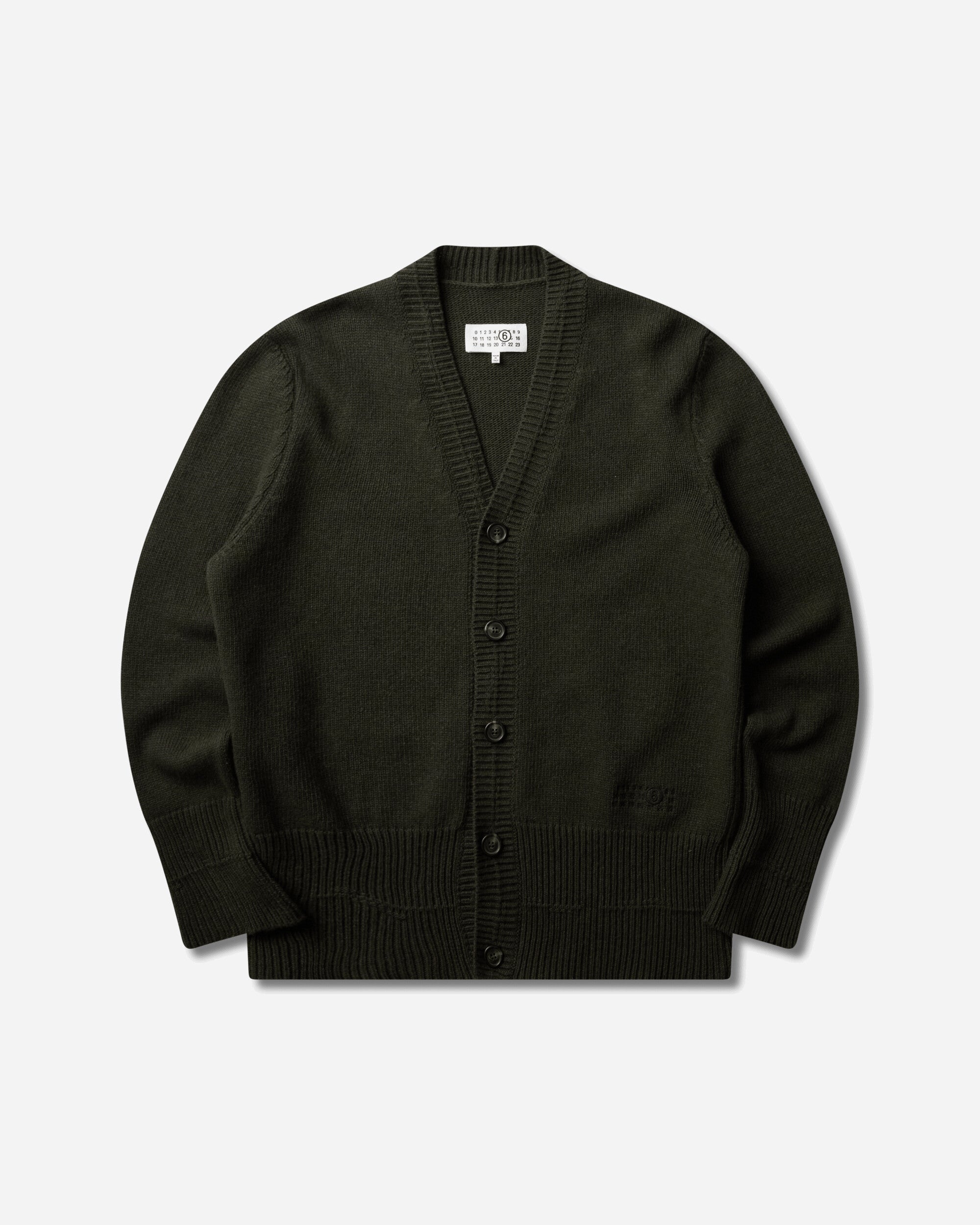 Men's Wool V-Neck Cardigan Khaki – Slam Jam®