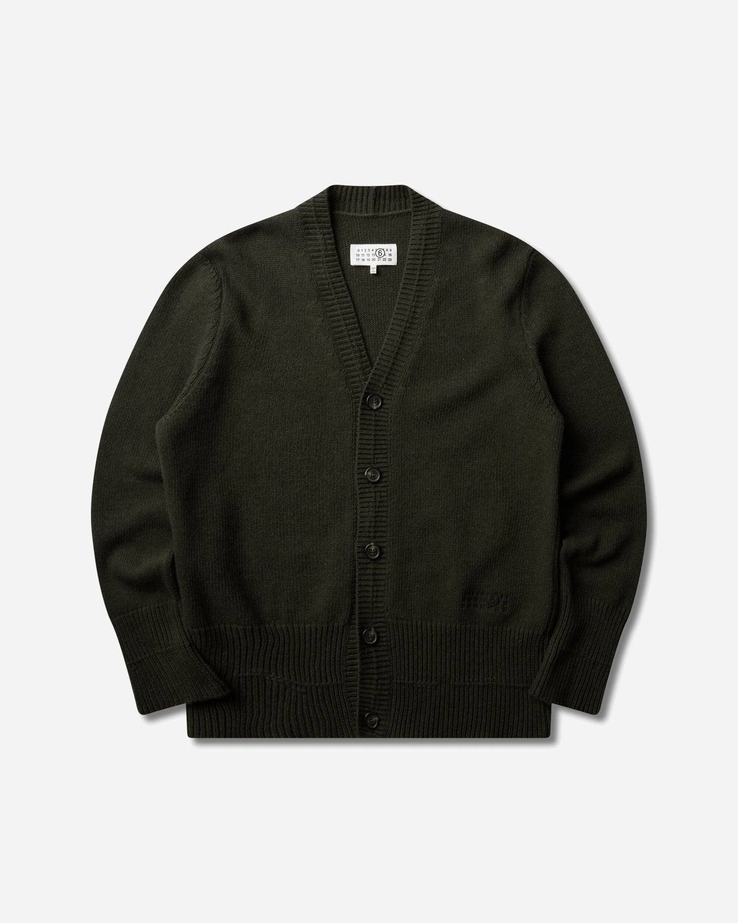 MM6 Maison Margiela Cardigan Khaki Knitwears Cardigans SH0HP0014 697